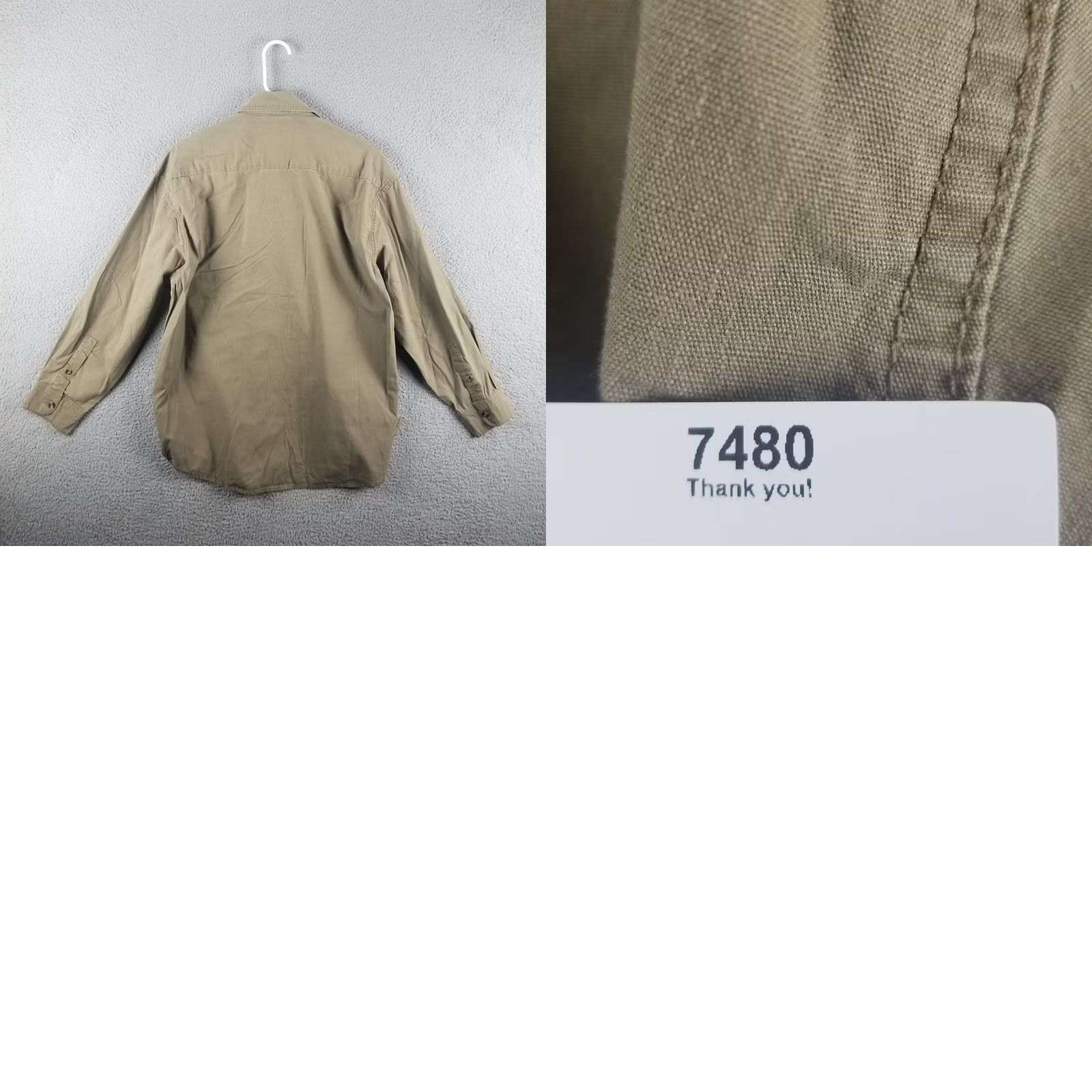 Denime Prairie Mountain VTG Alaska Button Up Denim Shirt Mens Adult Medium Tan Embroidered Cotton Denim" Size US M / EU 48-50 / 2 - 8 Thumbnail