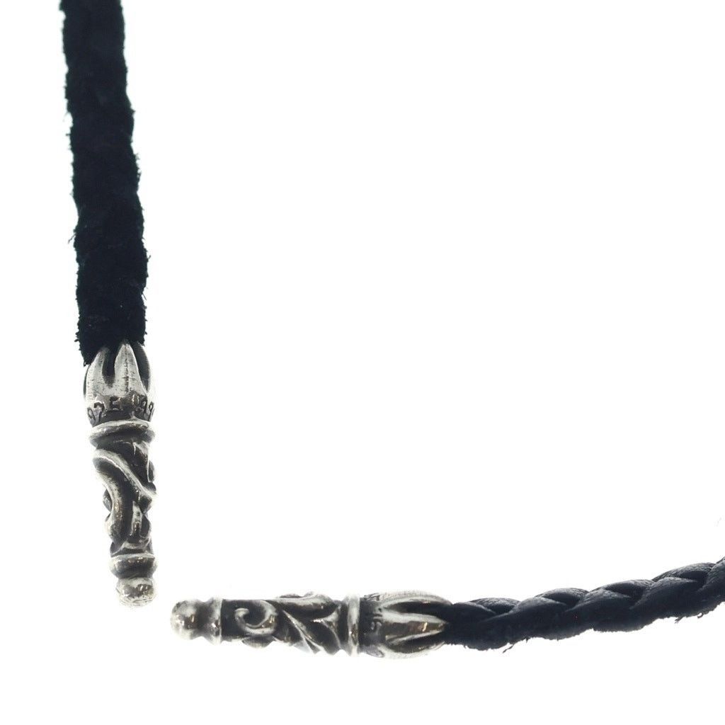 Chrome Hearts Chrome Hearts Leather Braid Scroll Necklace Size ONE SIZE - 1 Thumbnail
