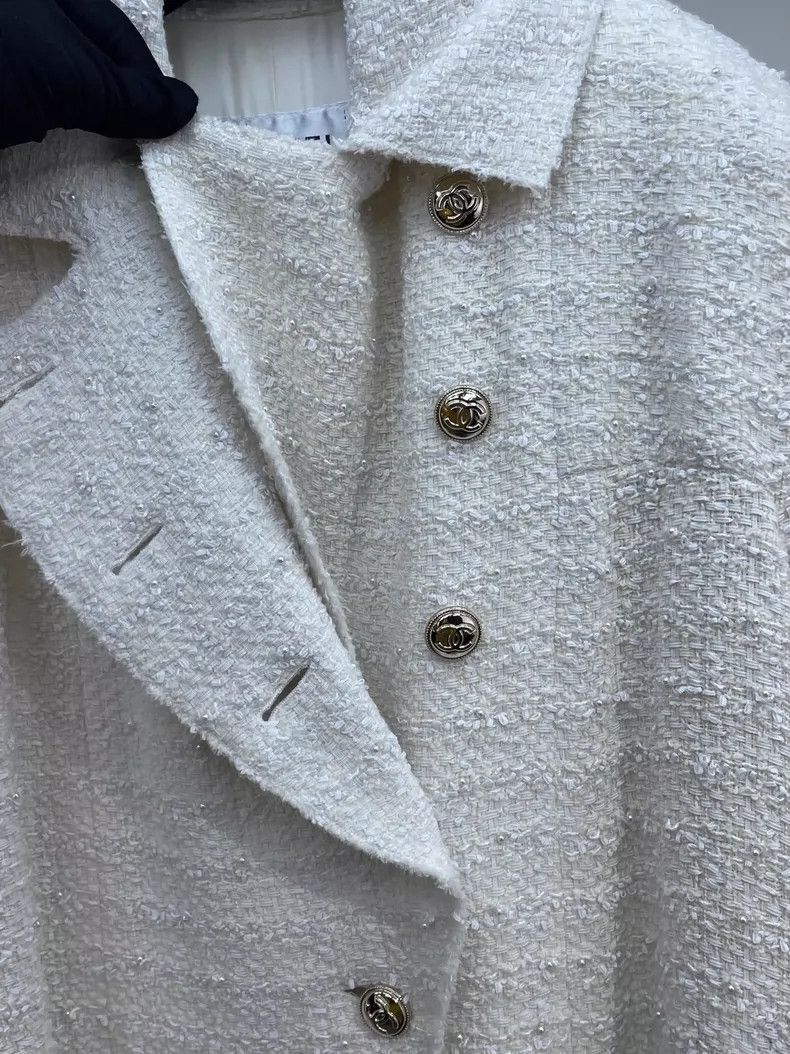 Chanel Chanel Long Pearl Coat from Equestrian Collection -2505 Size US S / EU 44-46 / 1 - 3 Thumbnail
