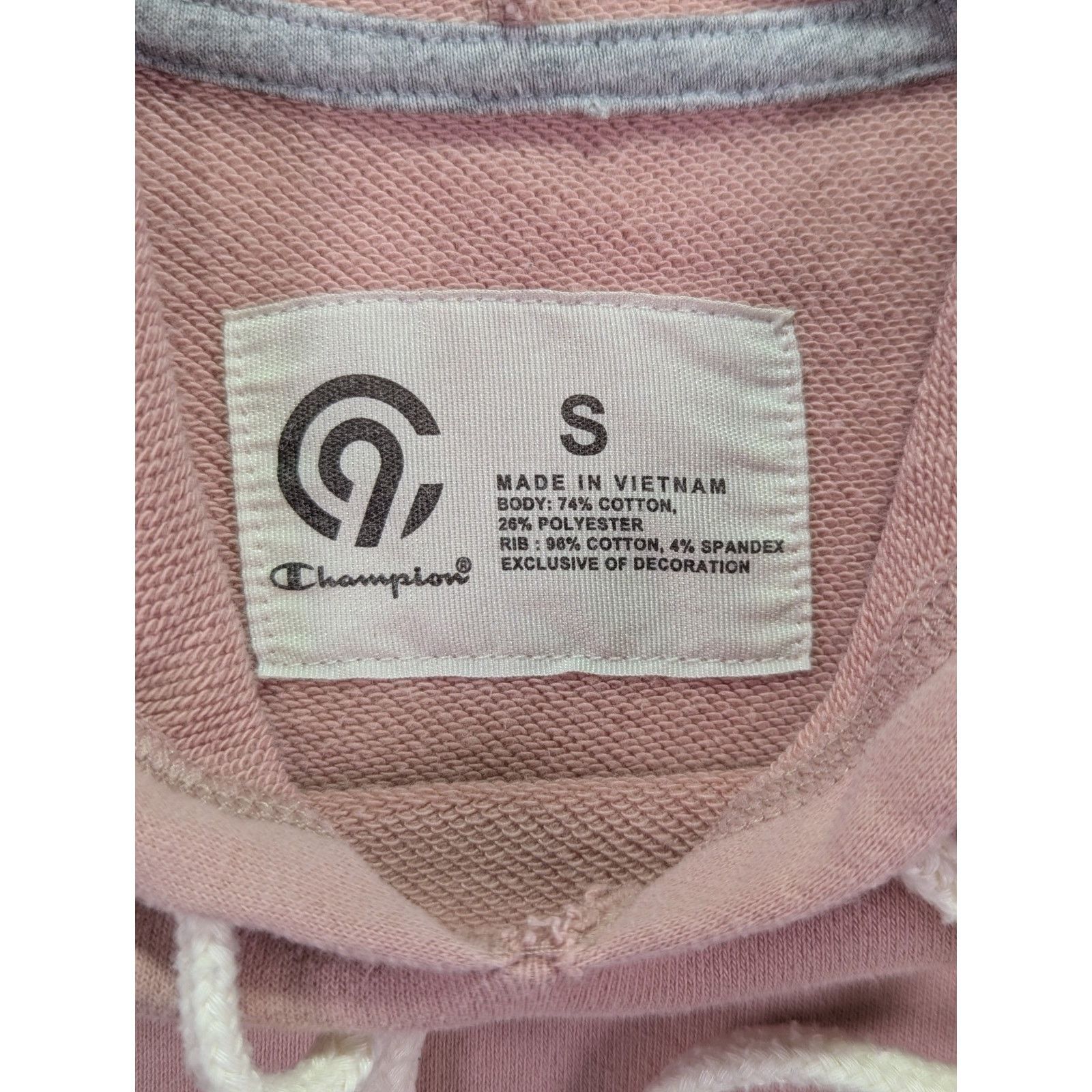 Champion Champion Dusty Pink Lightweight Hoodie Women's Small Size S / US 4 / IT 40 - 6 Thumbnail