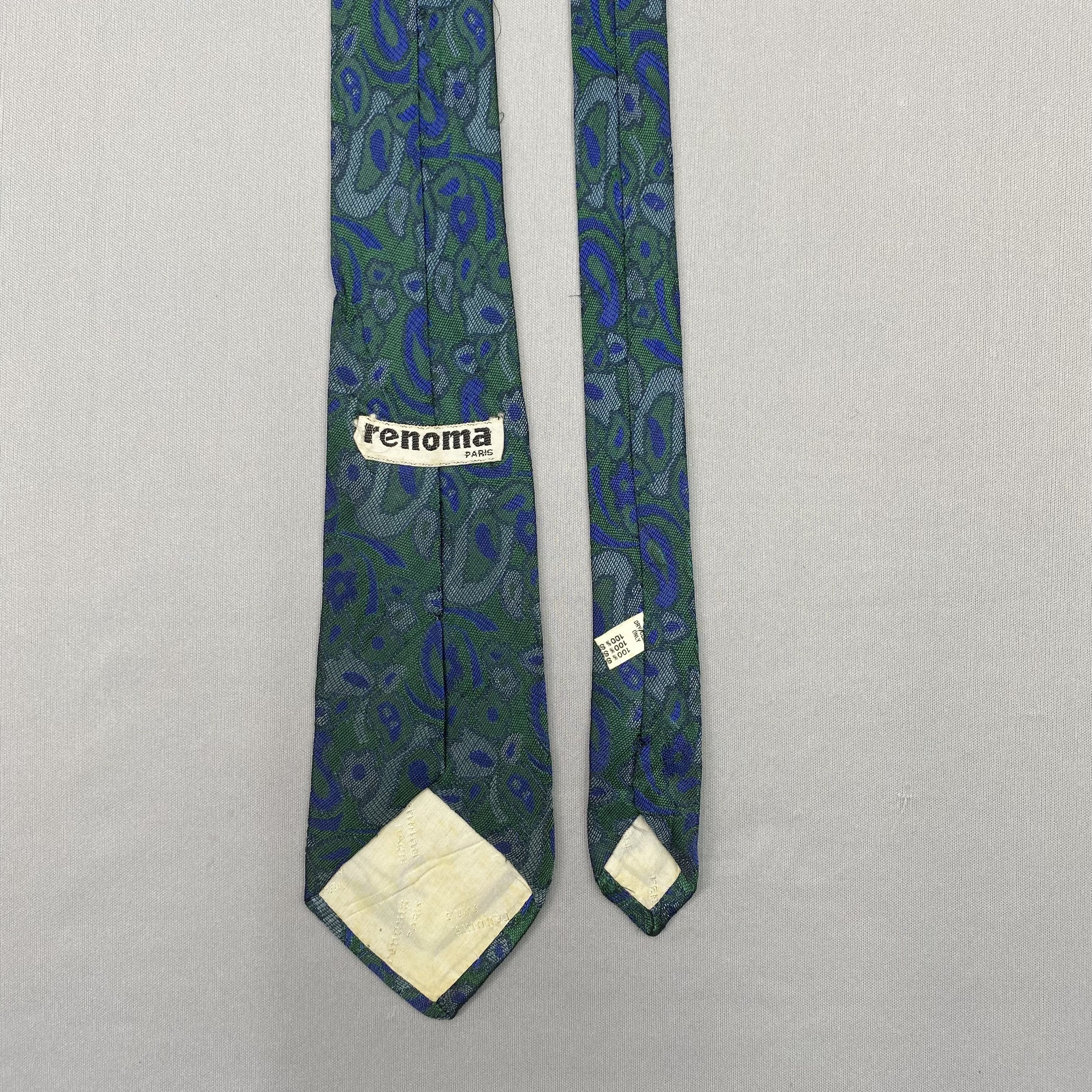 Renoma Vintage Renoma SILK Necktie Cravate Pure Silk Neck Tie Size ONE SIZE - 6 Thumbnail