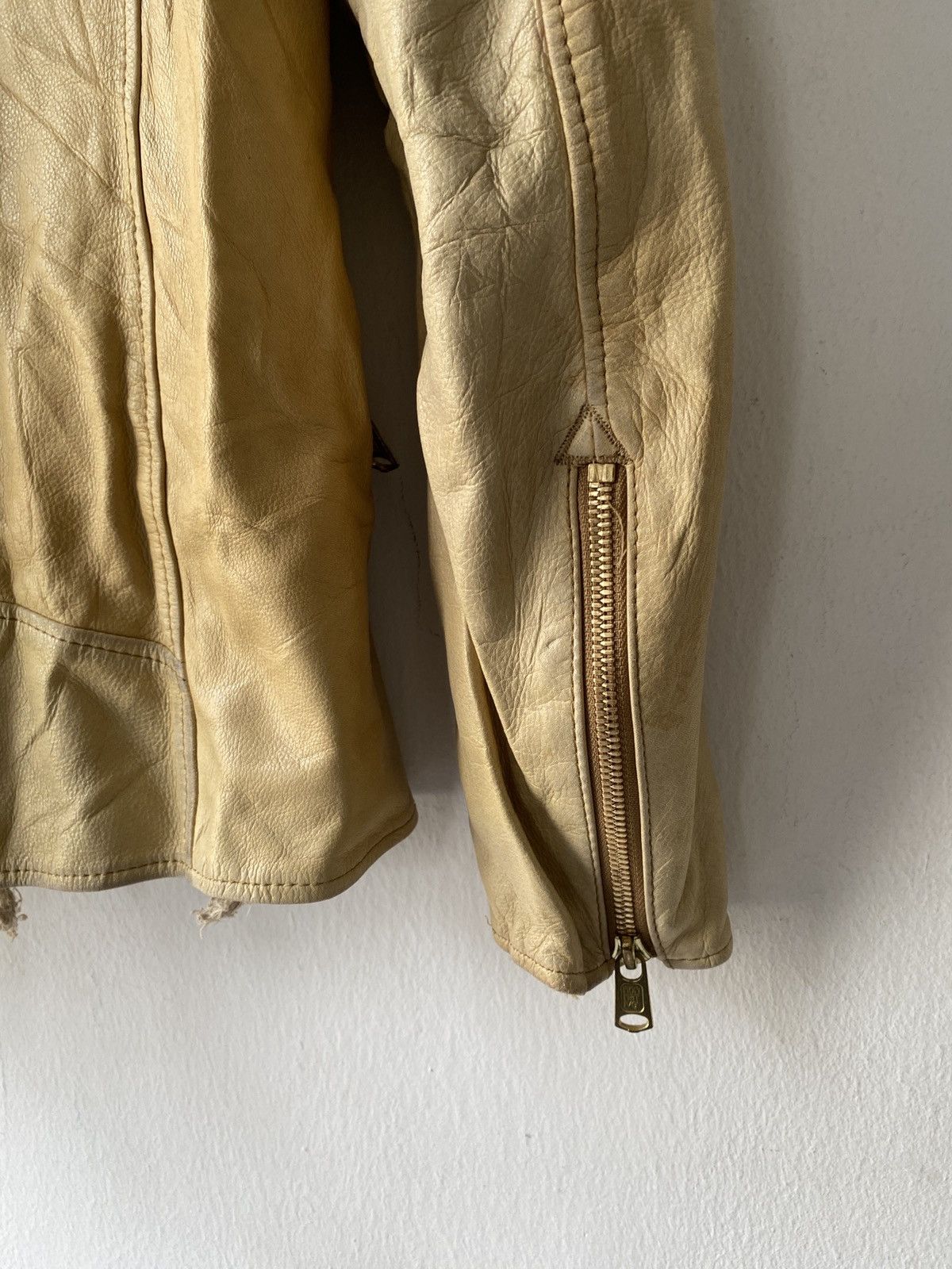 Japanese Brand Nonnative Japan Distressed Leather Jacket Size US S / EU 44-46 / 1 - 11 Thumbnail