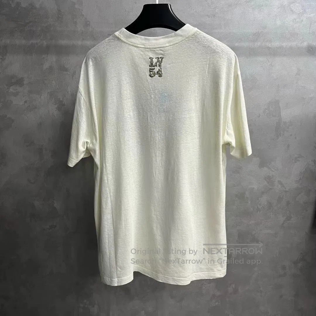 Louis Vuitton louis vuitton white logo short sleeve t-shirt. Size US XXL / EU 58 / 5 - 2 Thumbnail