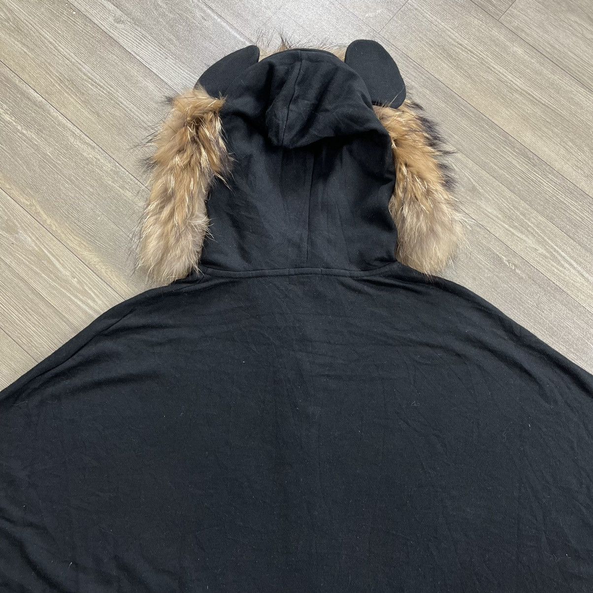If Six Was Nine 2000s Mickey Mouse Ear Boxy Fur Hoodie Kmrii Lgb Style Y2K Size US M / EU 48-50 / 2 - 12 Thumbnail
