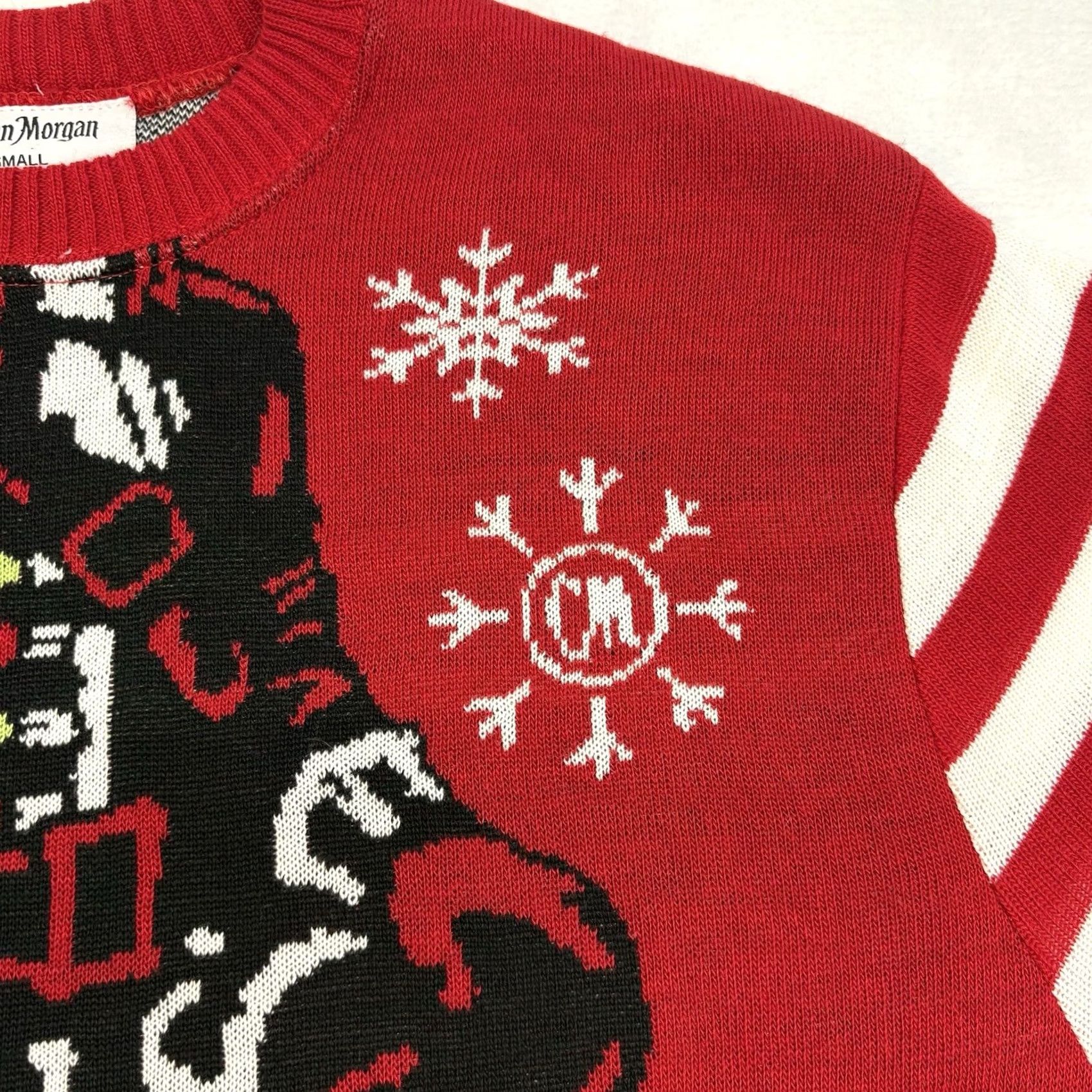 Vintage Captain Morgan The Standing Captain Ugly Christmas Sweater Men’s Size S Red Crew Neck Pullover Acrylic Size US S / EU 44-46 / 1 - 6 Thumbnail