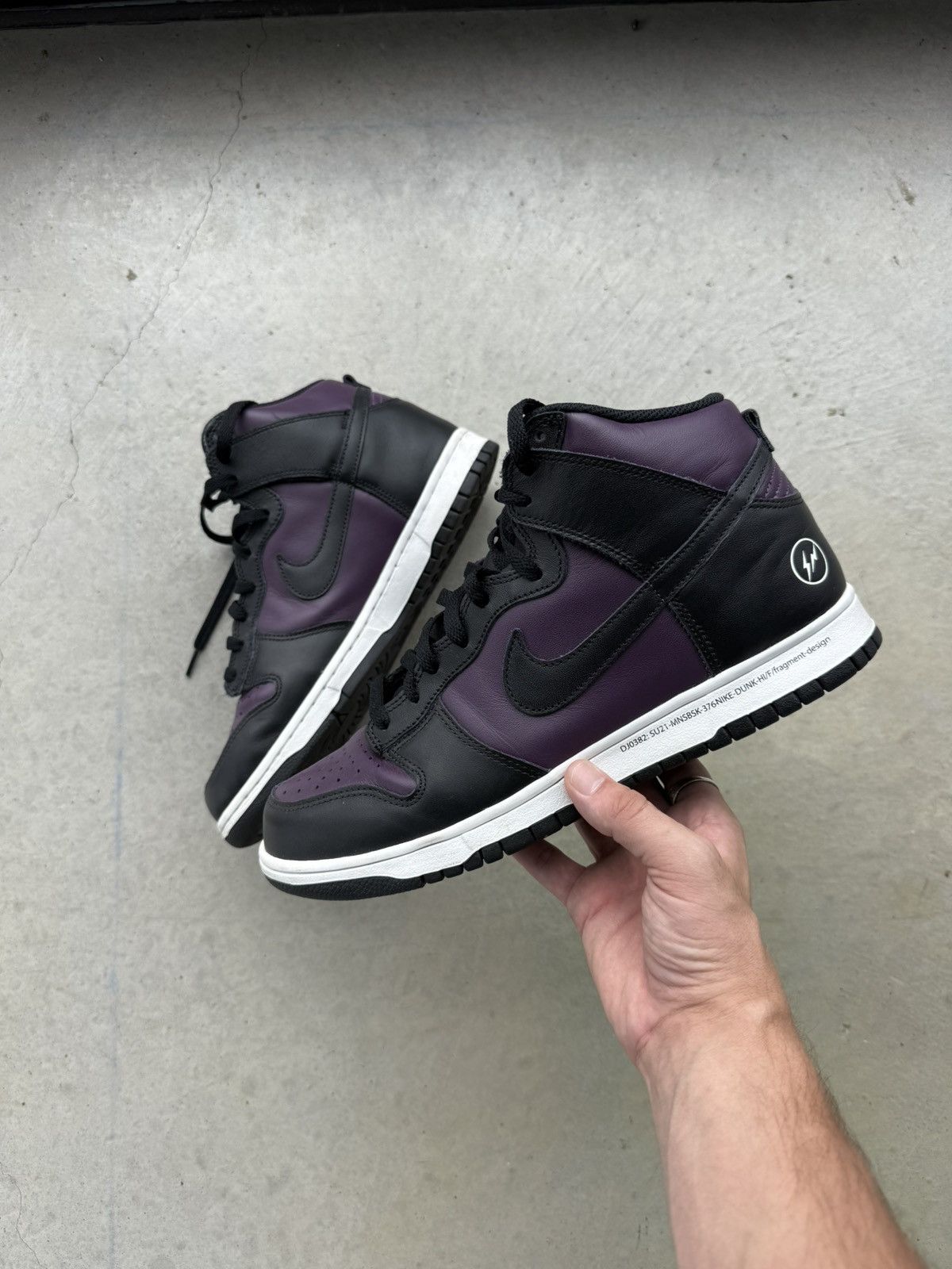 Fragment Beijing Purple Nike X Fragment Dunk High Nike Dunk High X