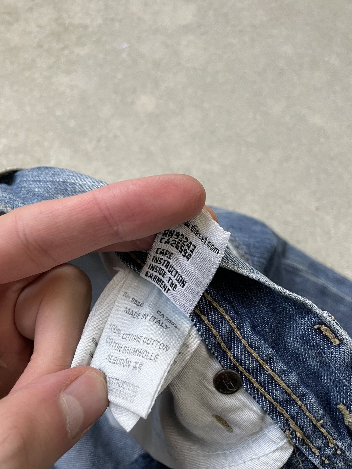 Diesel × Vintage Vintage Diesel distressed denim jeans stacked Size US 31 - 7 Thumbnail