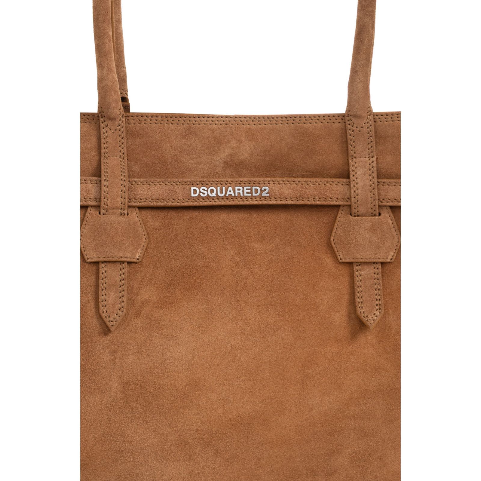 Dries Van Noten DSQUARED2 Twin Brown Suede Shoulder Bag New & Authentic Size ONE SIZE - 5 Thumbnail