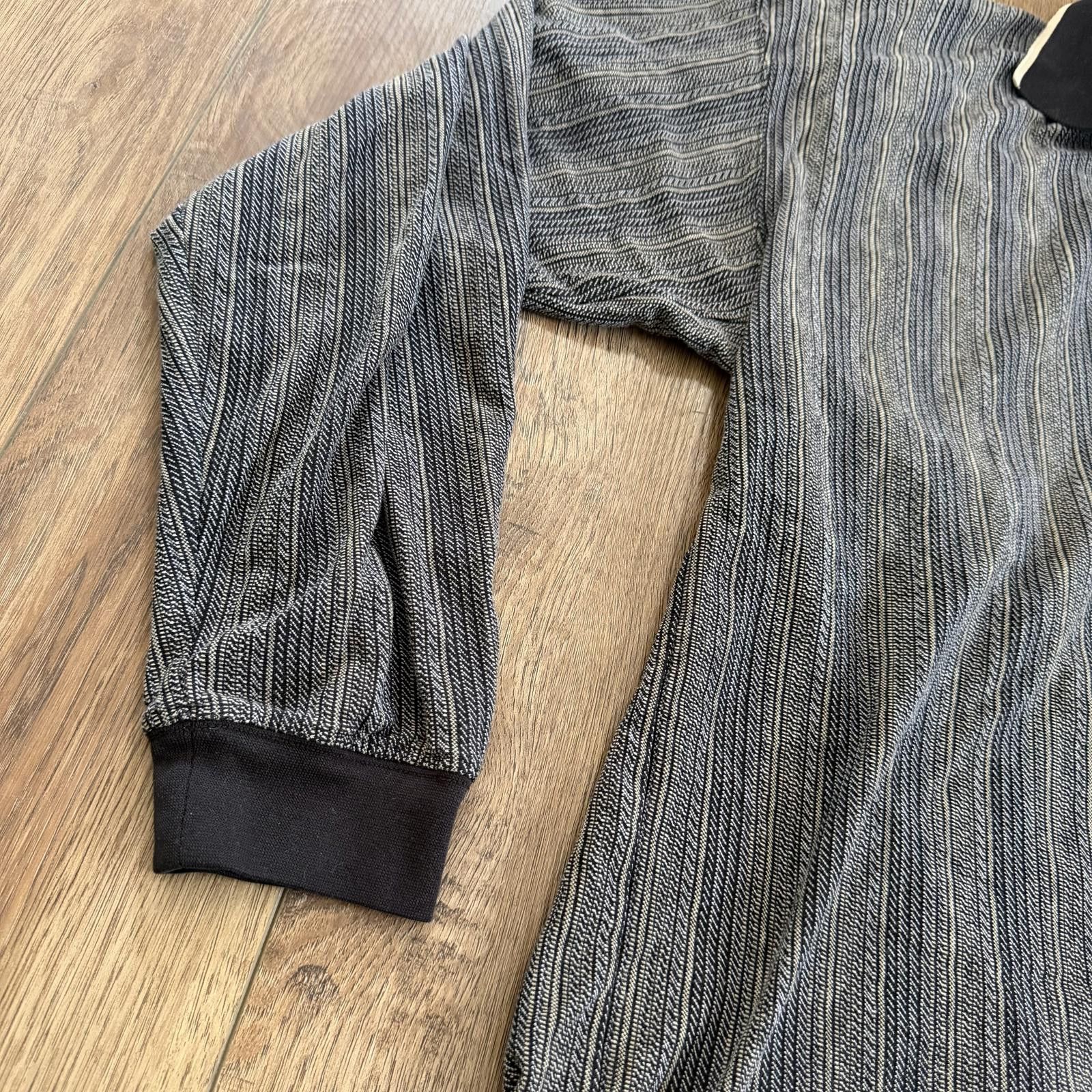 Evan Picone Vintage 90s Evan Picone Striped Polo Long Sleeve Preppy Size US XL / EU 56 / 4 - 2 Thumbnail
