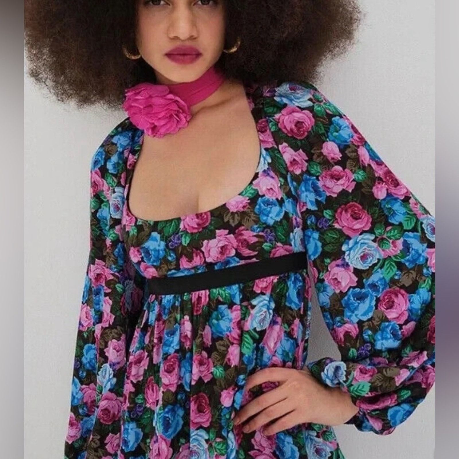 For Love & Lemons NWT For Love & Lemons $250 Floral Multicolor Dress Size S Size S / US 4 / IT 40 - 4 Thumbnail