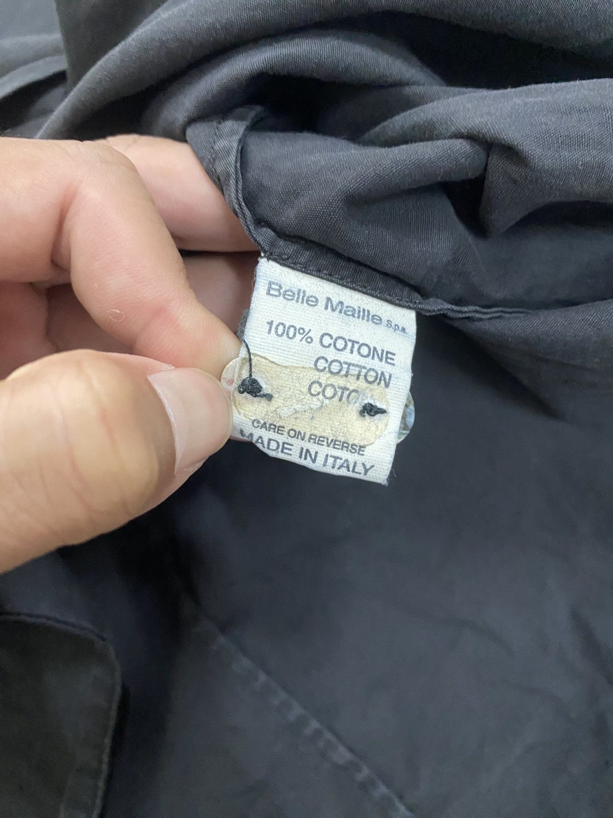 Alessandro Dell'acqua BLACK DESIGNER LONGSLEEVE SHIRT MADE IN ITALY Size US XS / EU 42 / 0 - 7 Thumbnail