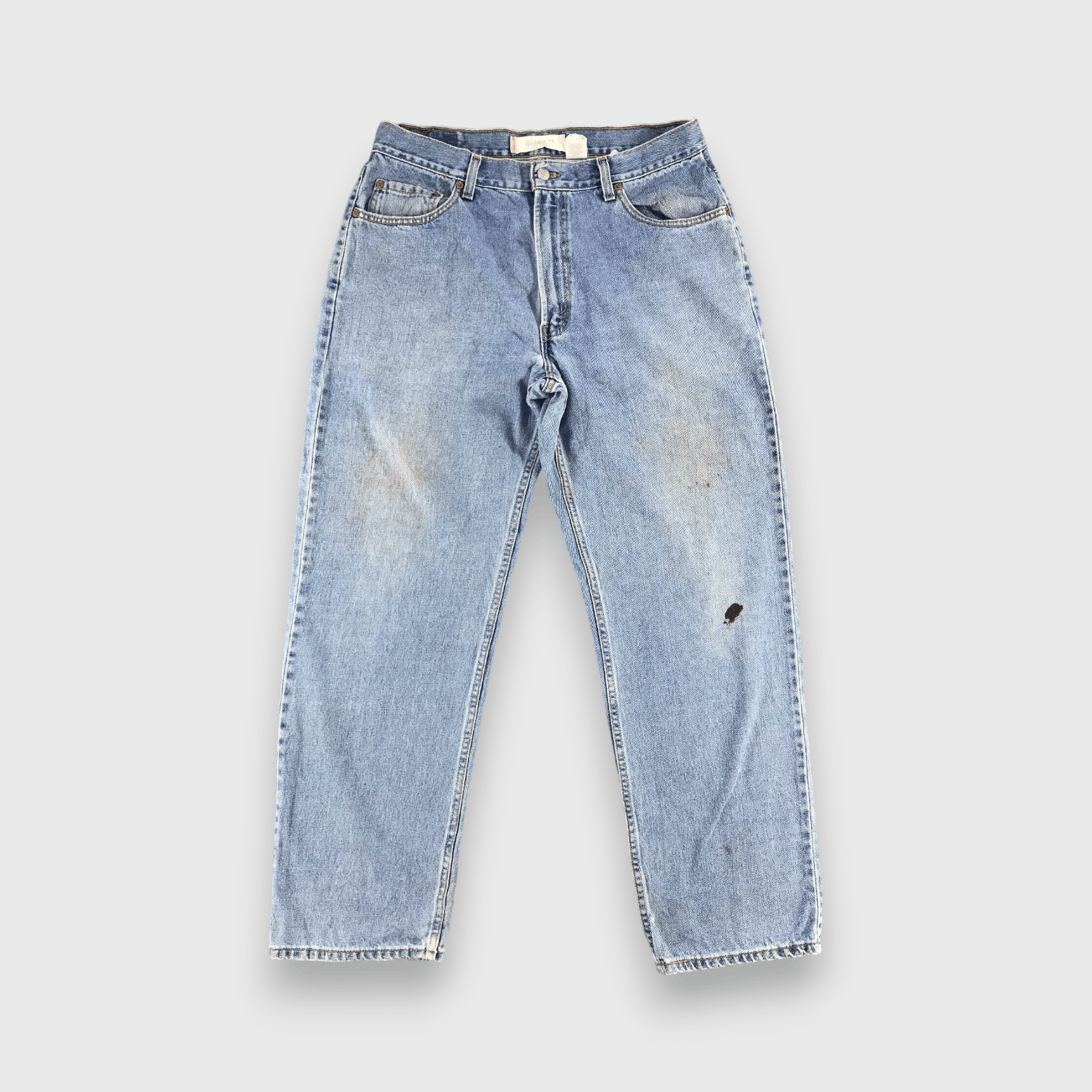 Levi's Vintage 90s Light Wash Levis 550 Jeans-J1193 Size US 35 - 1 Thumbnail