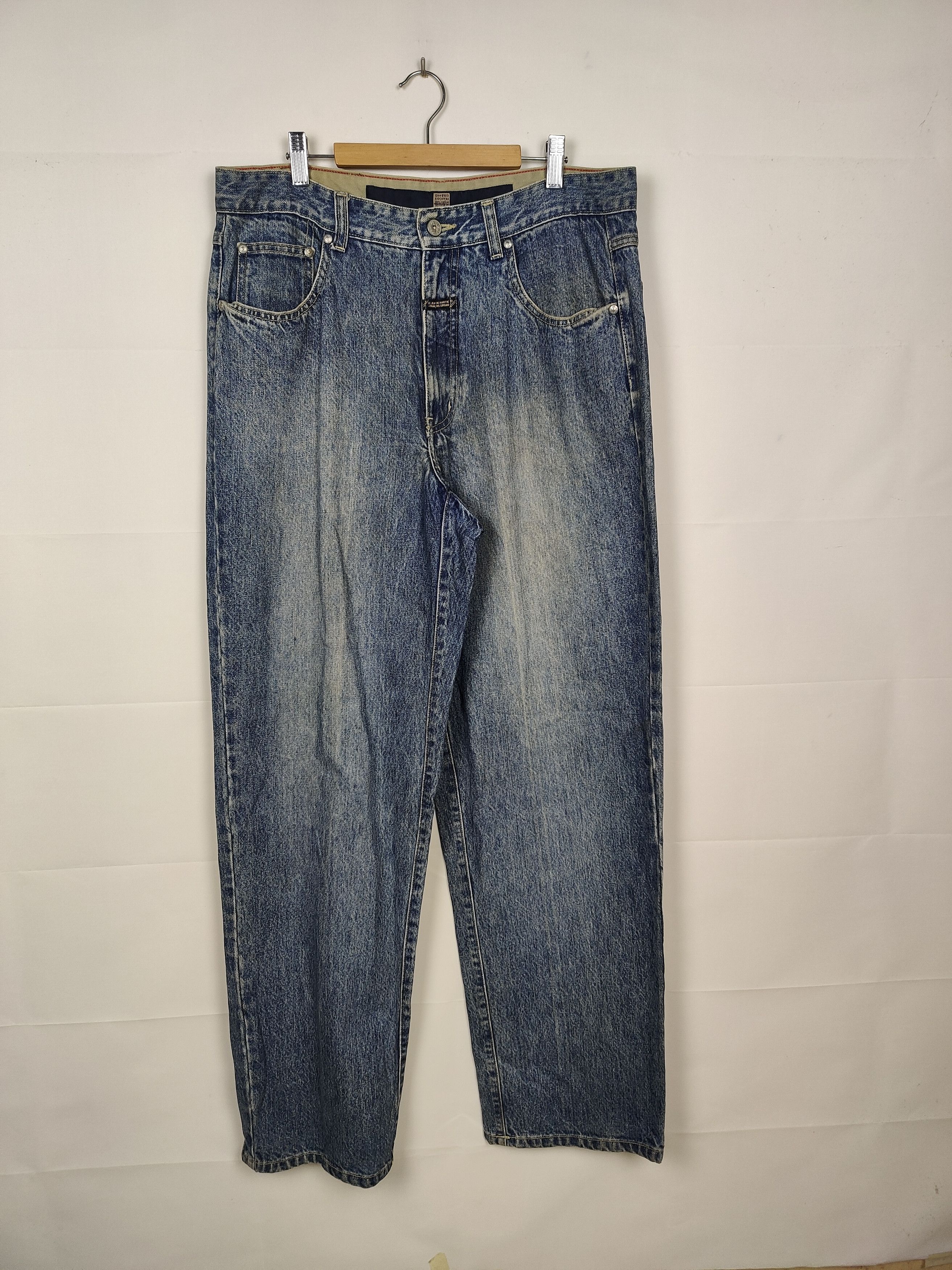 Pantalon Denim Marithé François Girbaud - Taille 28 (38"), Coupe Régulière, Bleu, Neuf Sans étiquettes