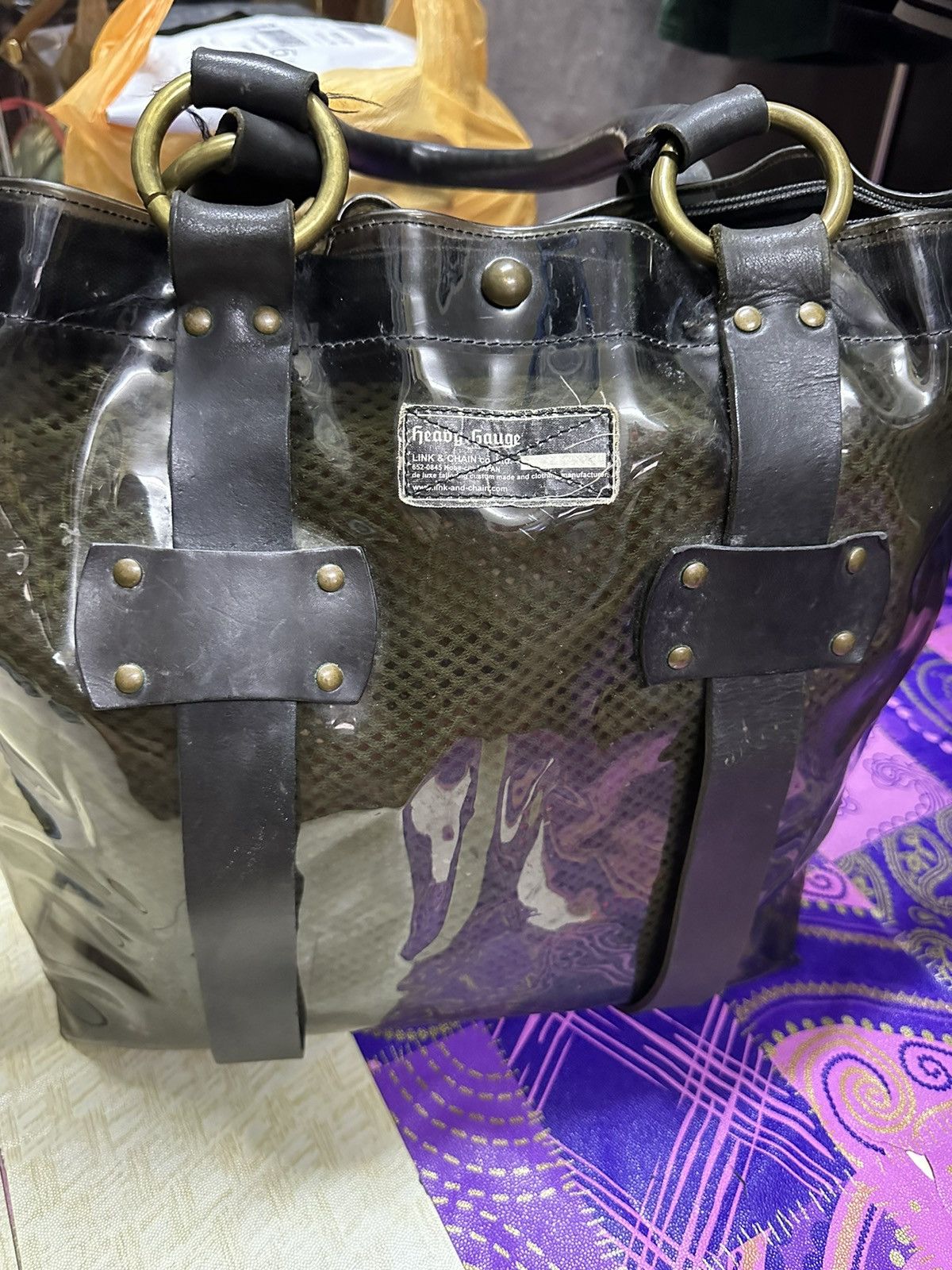 Japanese Brand Link & Chain co ltd heavy gouge tote bag Size ONE SIZE - 7 Thumbnail