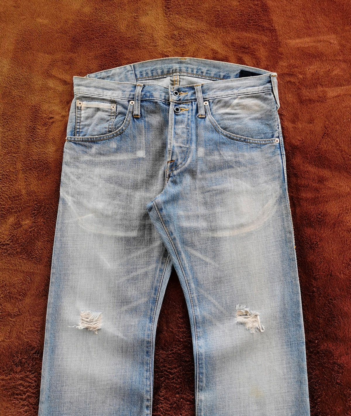 Global Work Crashed Skinny Denim Global Work Japan Ankle Jeans Size US 32 / EU 48 - 2 Thumbnail