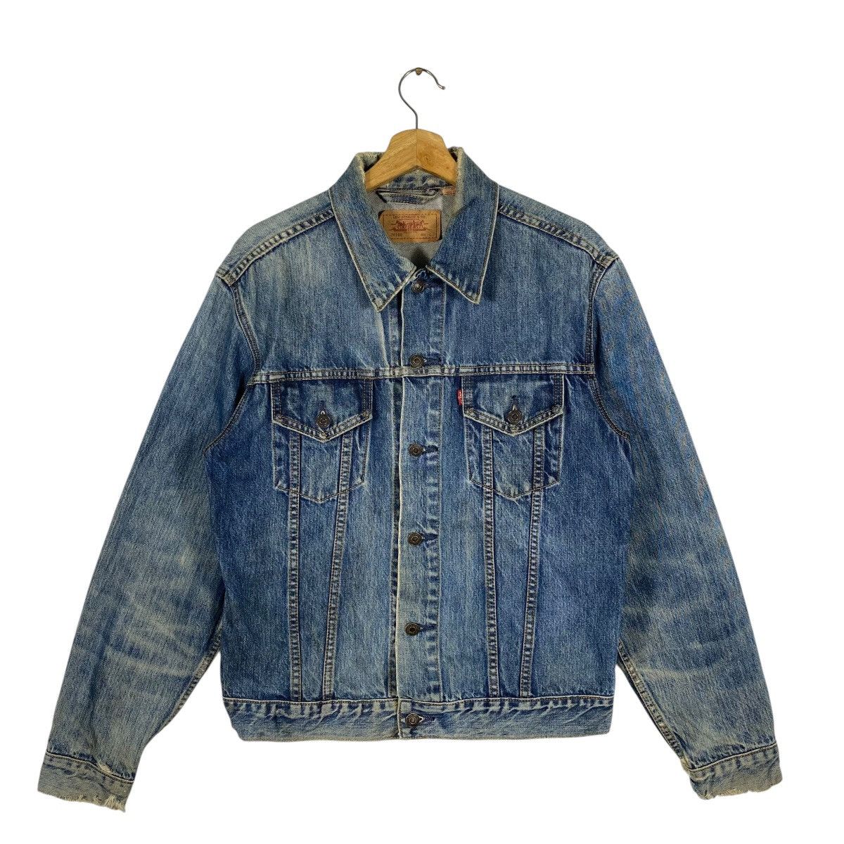 Levi's Levi's Type III Denim Trucker Distressed Jacket L Size Size US L / EU 52-54 / 3 - 2 Thumbnail