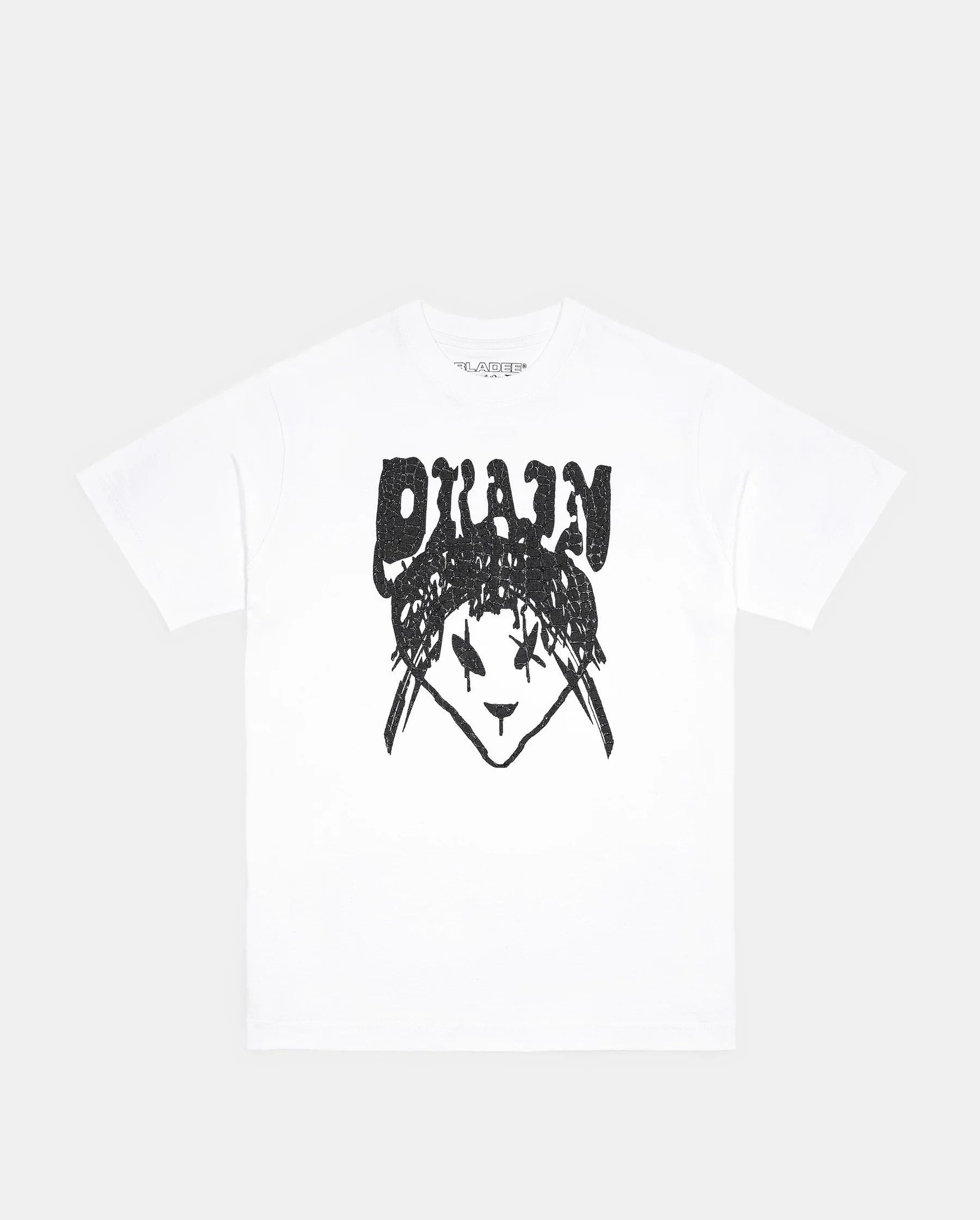 image of Drain Gang x Sad Boys Bladee / Drain Alien T-Shirt / White, Men's (Size XL)