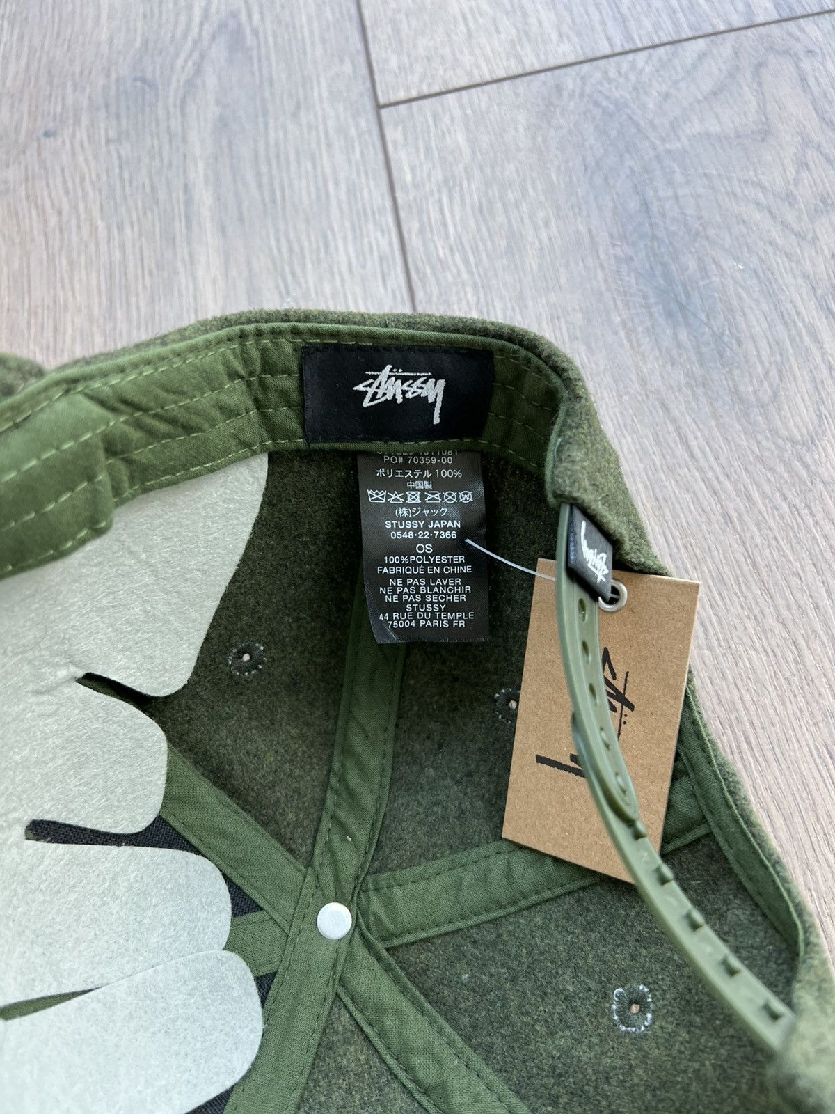 Stussy Worldwide Low Pro Cap Hat “Forest”