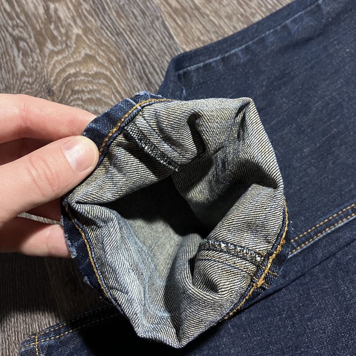 November NOVEMBER Tomorrow Distressed Denim Washed Dark Blue Jeans Size US 31 - 12 Thumbnail