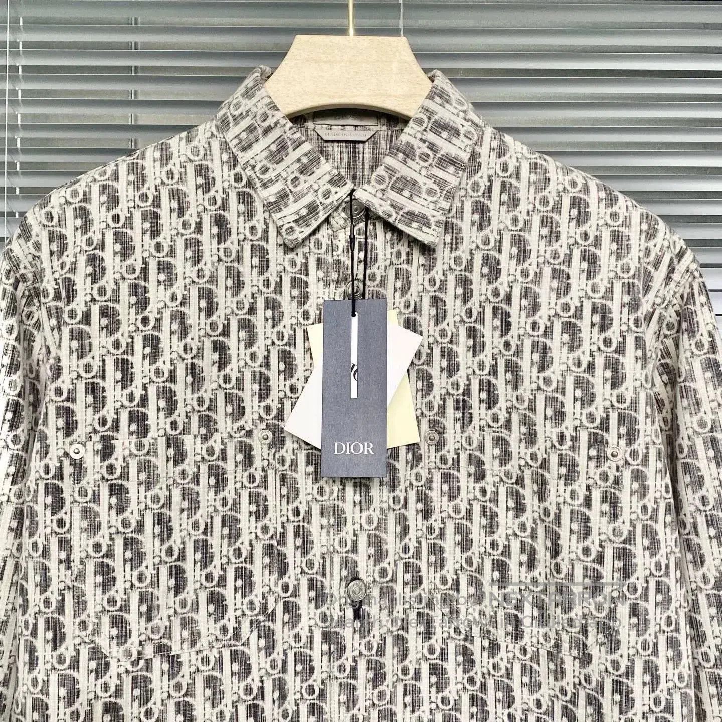 Dior Dior Oblique Denim Gray Shirt Jacket. Size US M / EU 48-50 / 2 - 3 Thumbnail