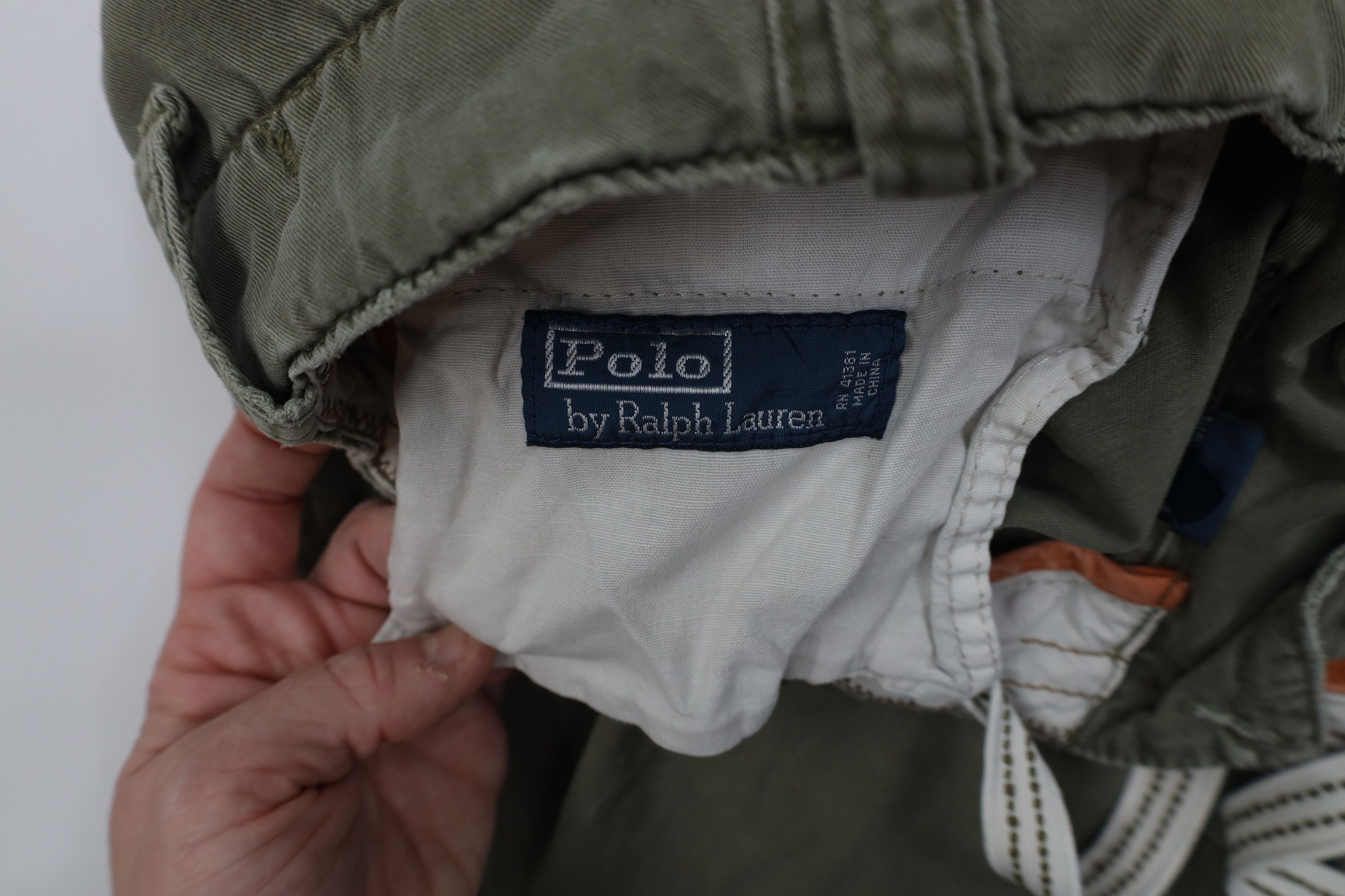 Ralph Lauren Vintage 90s Ralph Lauren Above Knee Military Shorts Green Size US 34 / EU 50 - 10 Thumbnail