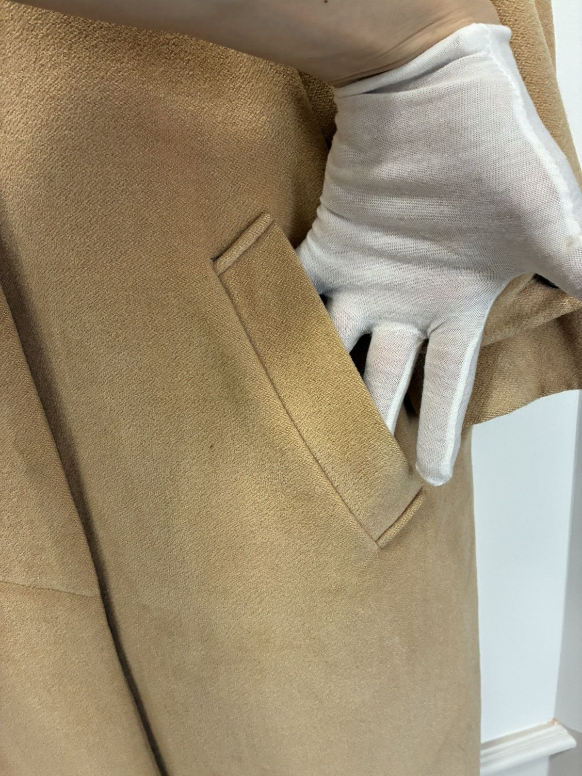 Jil Sander Vintage Made in Italy Jil Sander Camel Wool-Blend Long Coat Size M / US 6-8 / IT 42-44 - 14 Thumbnail