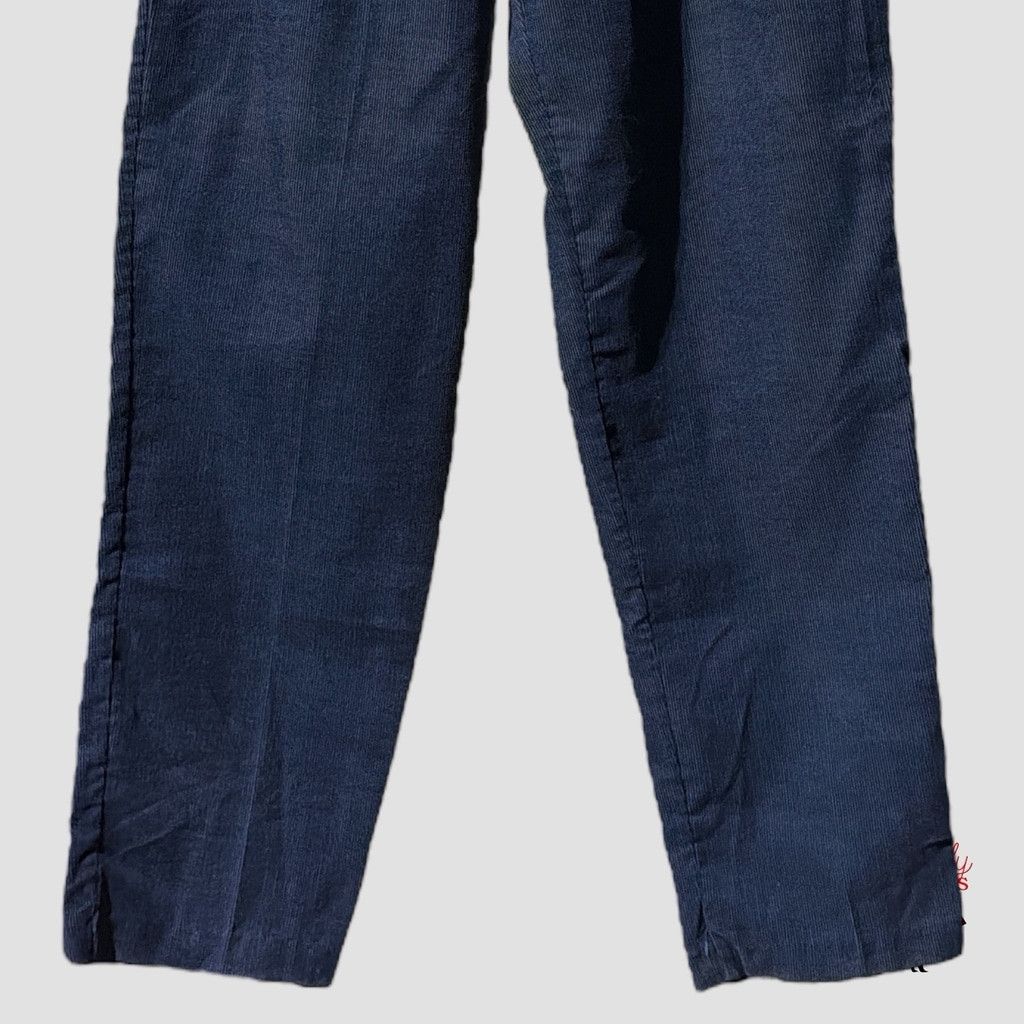 Vintage VTG 70s 80s Womens MEDIUM Corduroy HighRise Pants Straight L Size 30" / US 8 / IT 44 - 3 Thumbnail