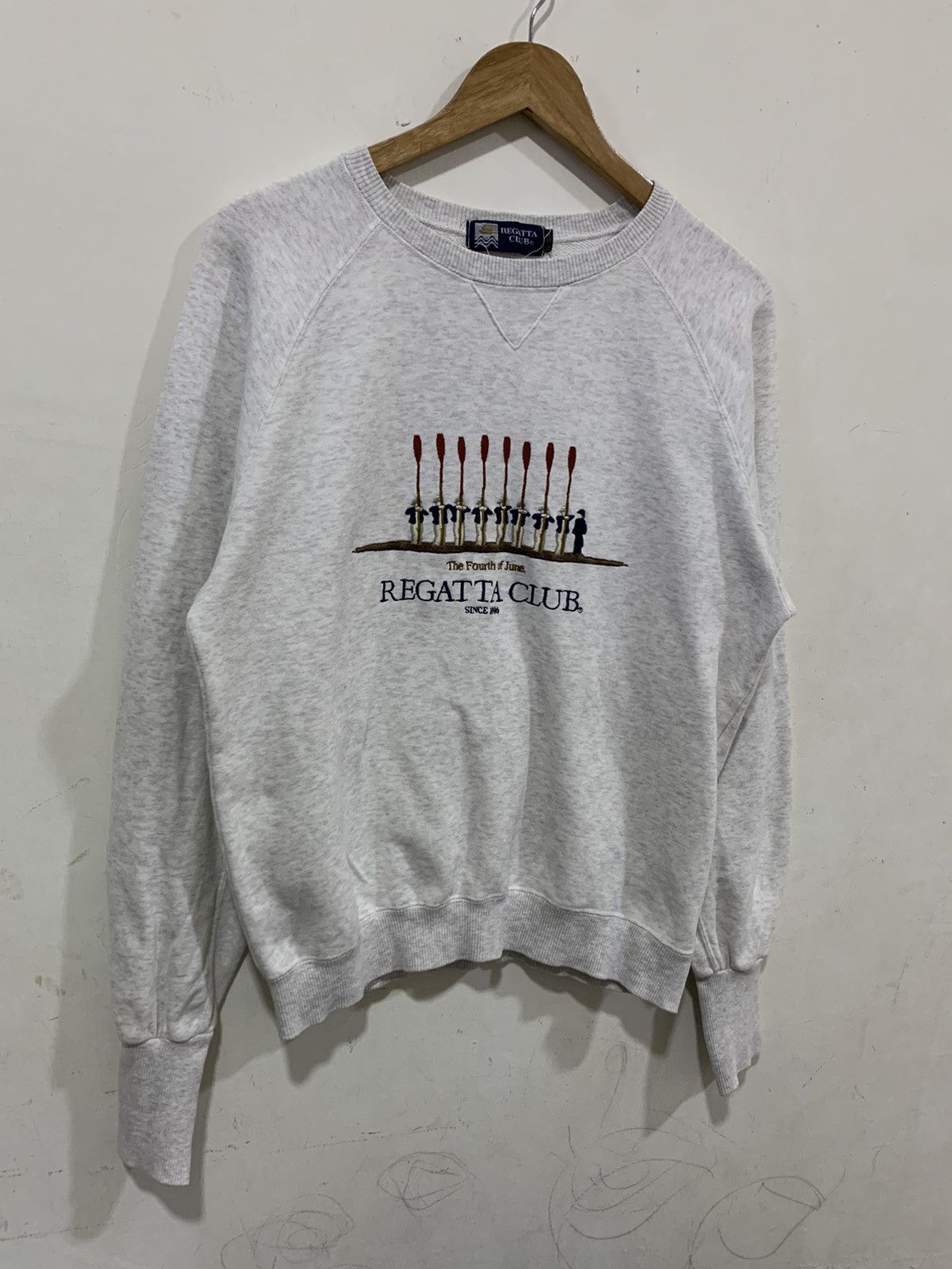 Japanese Brand Vintage Regatta Club Crewneck Sweatshirt Size US M / EU 48-50 / 2 - 2 Thumbnail