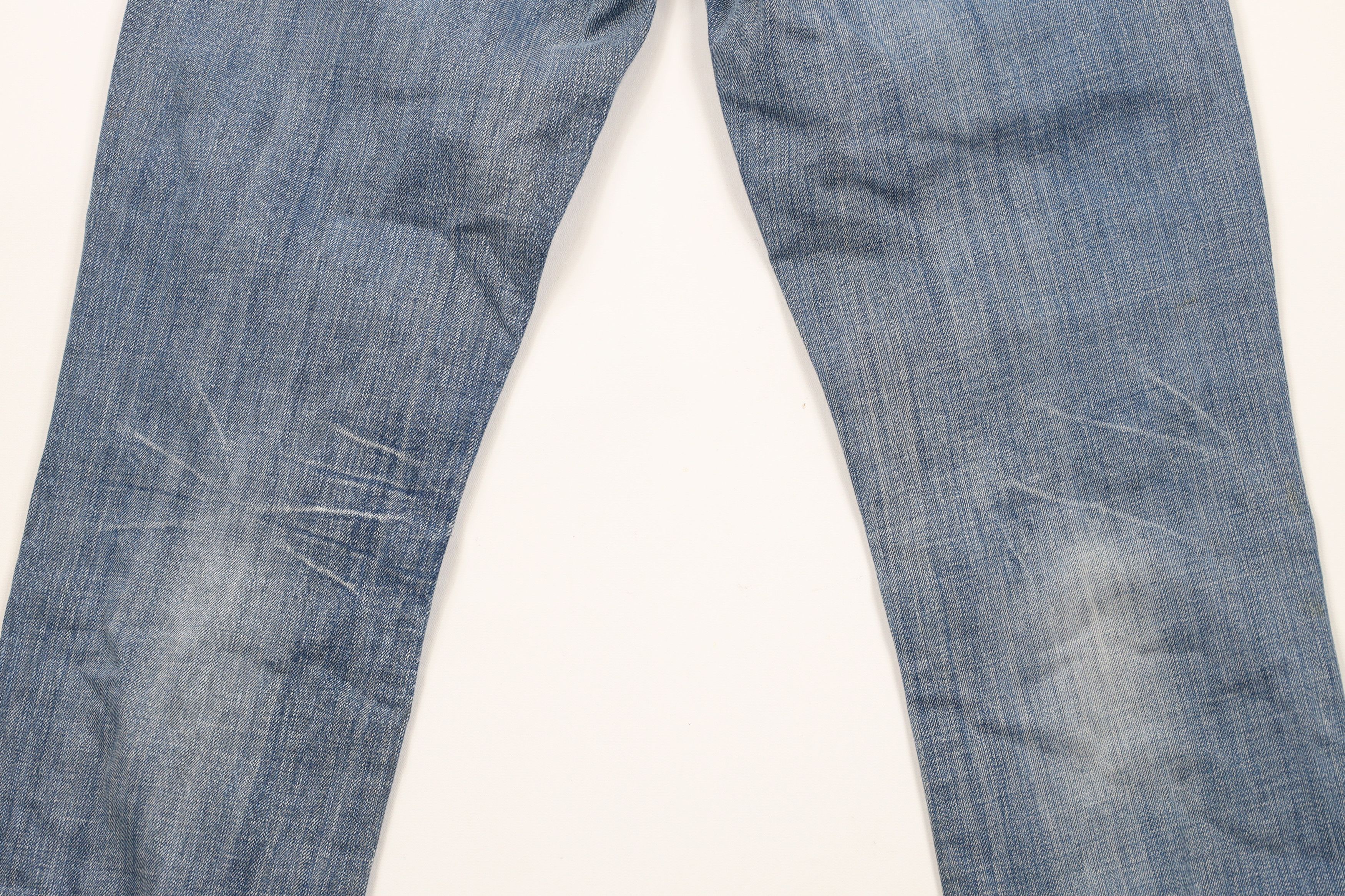 Miss Me × Vintage Miss Me Thick Stitch Fleur de Lis Cropped Denim Jeans Blue Size 32" / US 10 / IT 46 - 13 Thumbnail