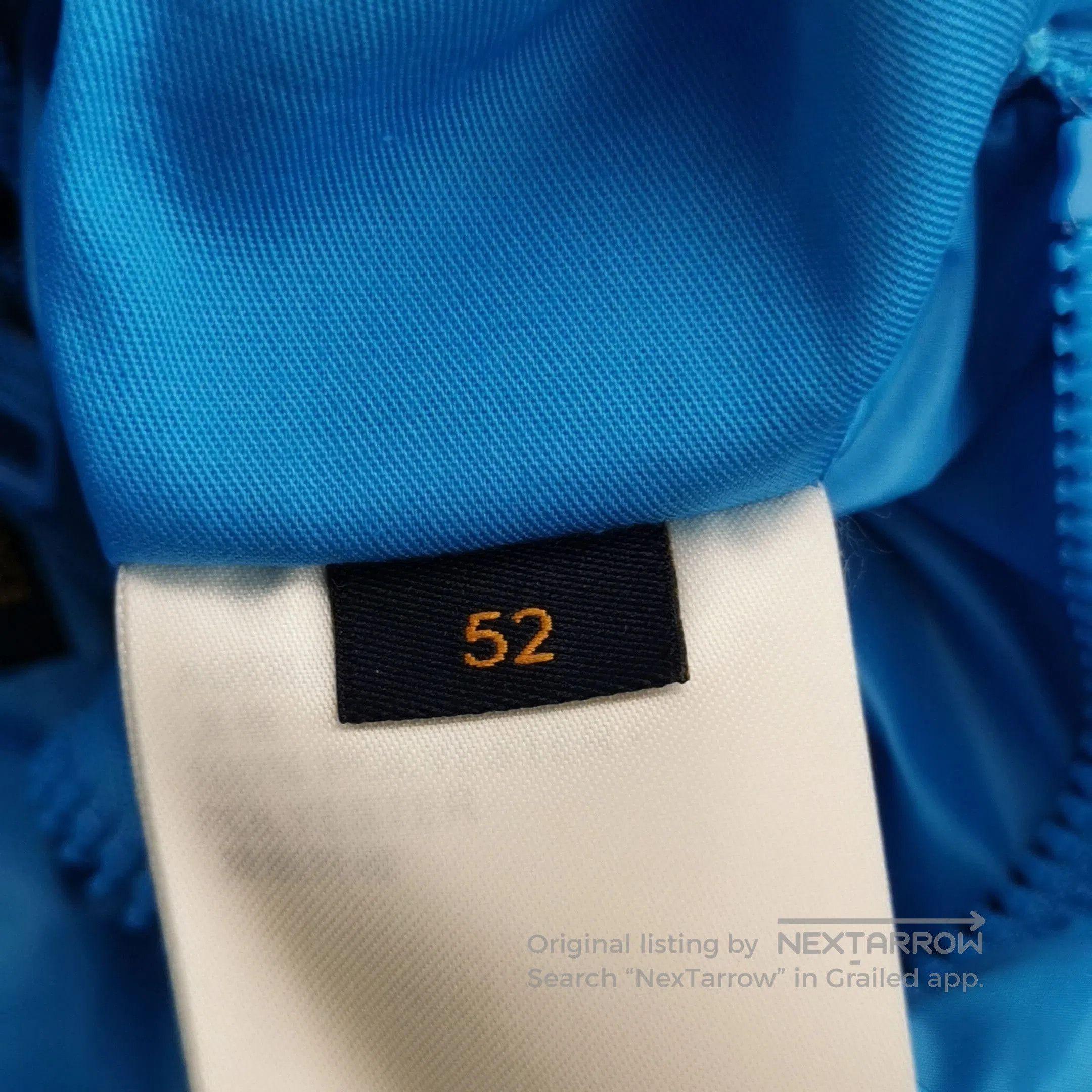 Louis Vuitton Louis Vuitton Blue Quilted Zip Cotton Jacket L. Size US L / EU 52-54 / 3 - 2 Thumbnail