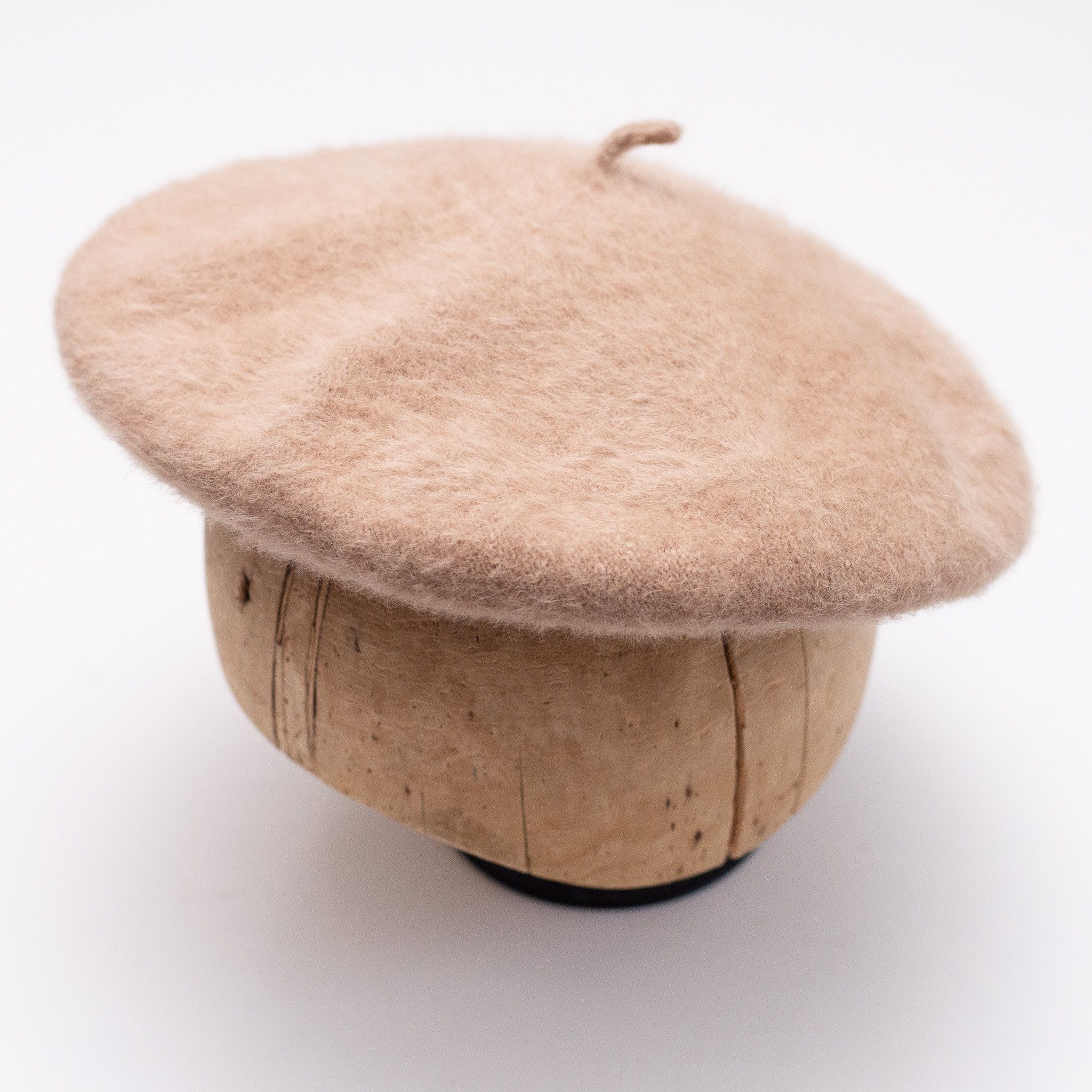 Kangol Vintage KANGOL Winter Beige Wool Angora Blend Beret Hat Size ONE SIZE - 1 Thumbnail