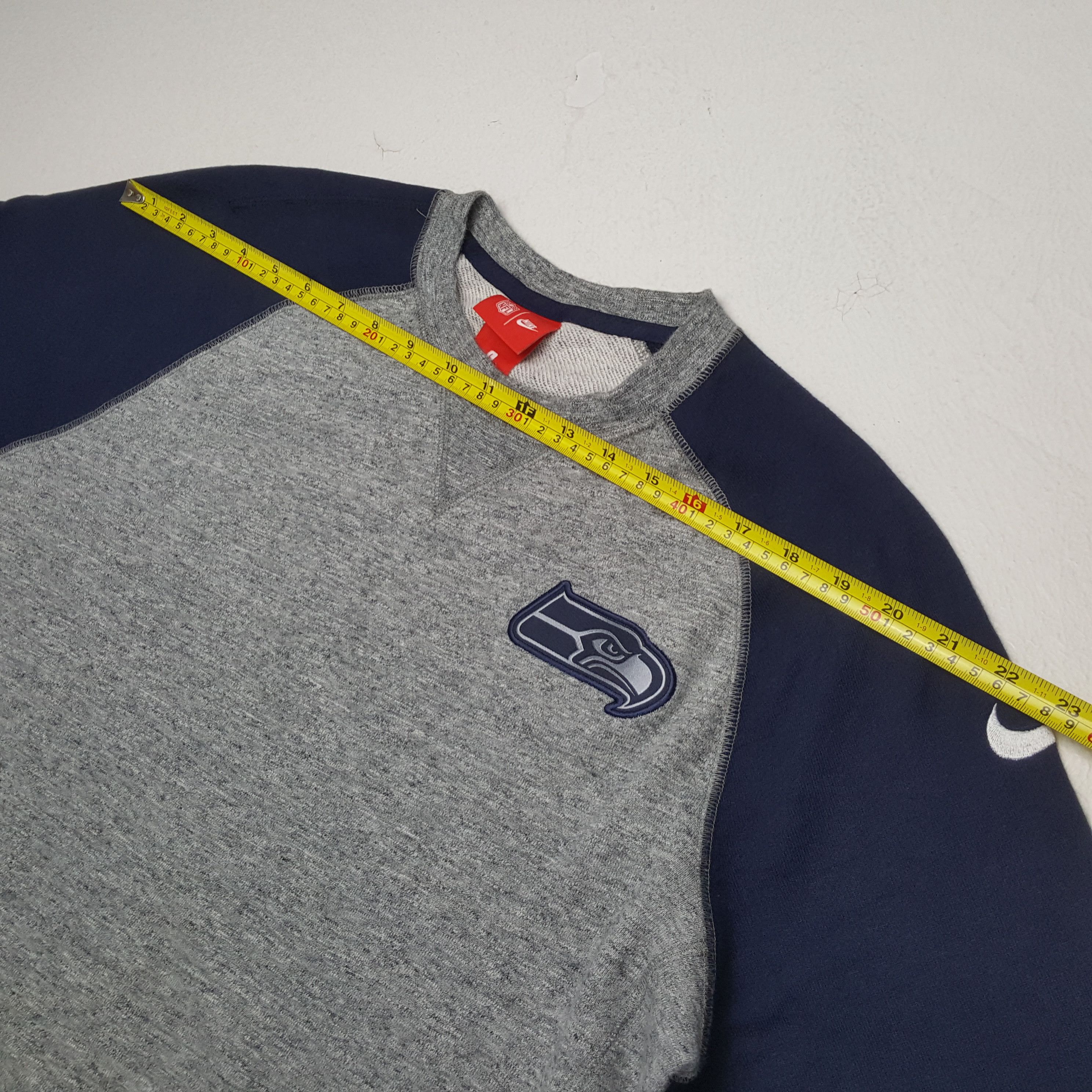 NFL × Nike × Vintage NIKE SEATLE SEAHAWKS NFL Football Team Sweatshirt Size US L / EU 52-54 / 3 - 4 Thumbnail