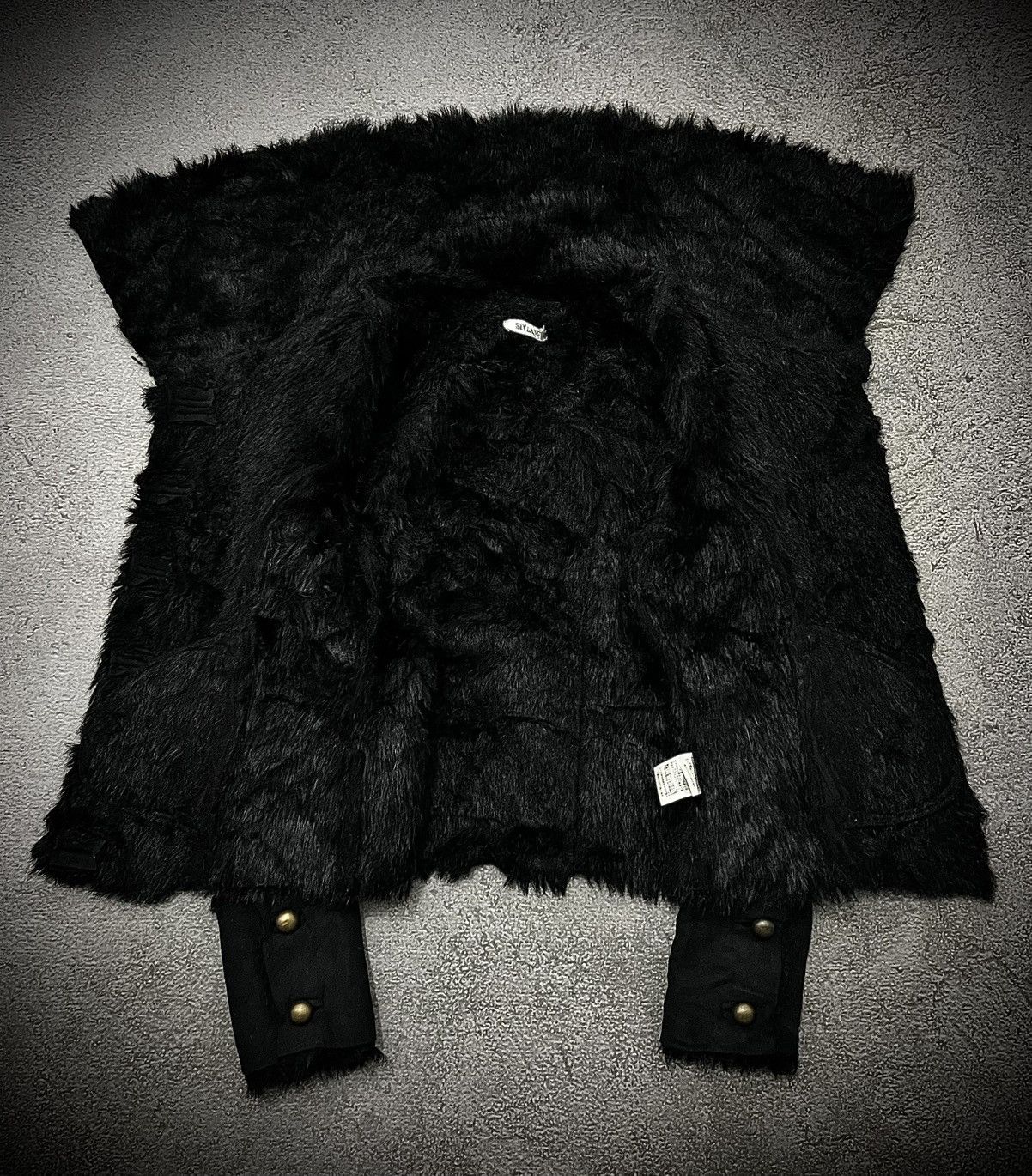 If Six Was Nine Rare SLY If Six Was Nine Asymmetric Style Suede GothicJacket Size US M / EU 48-50 / 2 - 6 Thumbnail