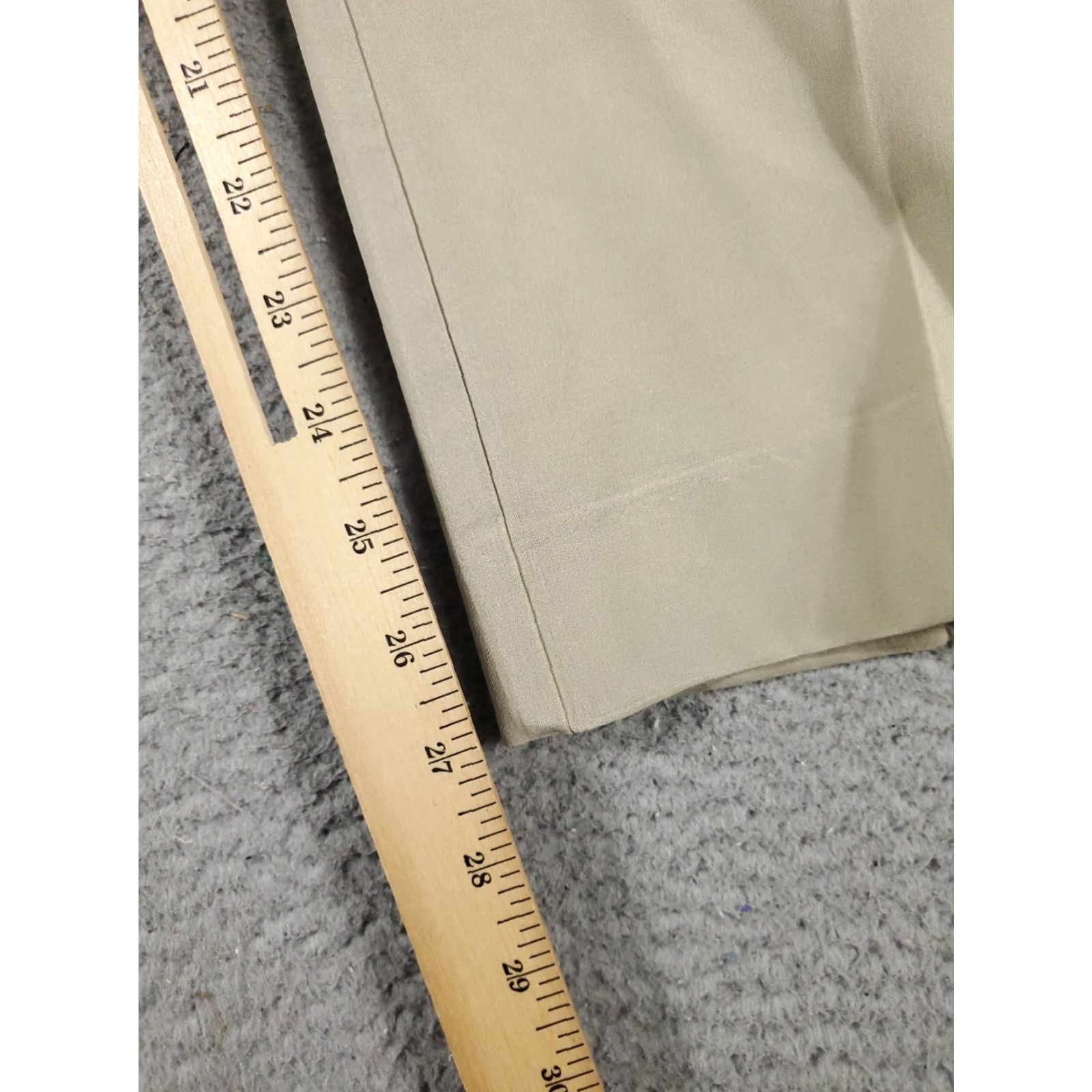 Footjoy FootJoy Chino Pants Mens 34x30 Beige Flat Front Stretch Trousers Size US 34 / EU 50 - 5 Thumbnail