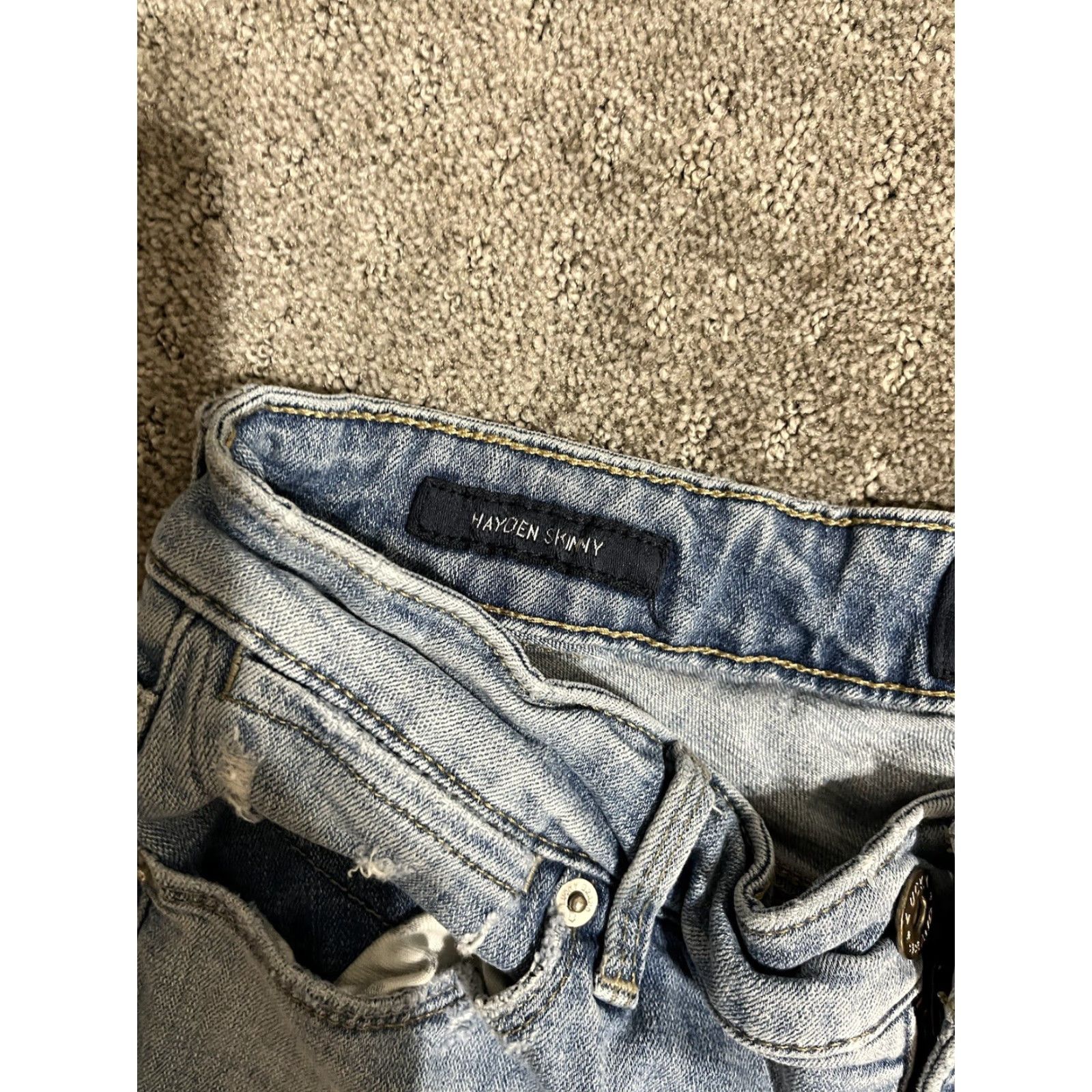 Lucky Brand Lucky Brand Womens Skinny Jeans, Medium Wash Blue Denim, Size 6/28 A Size 28" / US 6 / IT 42 - 6 Thumbnail