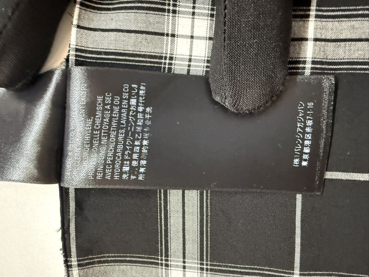 Balenciaga Balenciaga 2018 Layered Hybrid Shirt Plaid + Red Tee Size US M / EU 48-50 / 2 - 18 Thumbnail