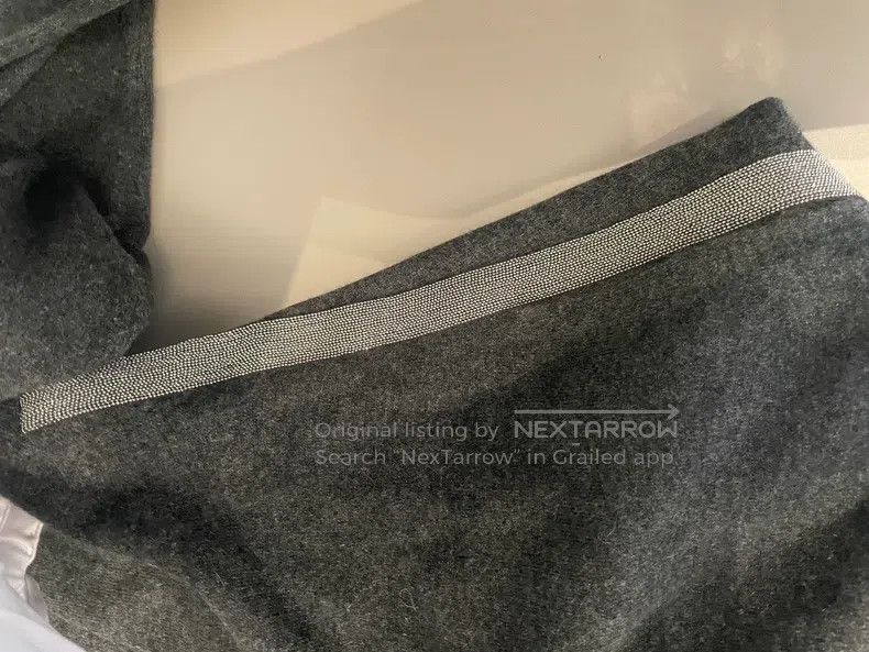 Brunello Cucinelli Brunello Cucinelli Black and Grey Cashmere Cardigan Size L / US 10 / IT 46 - 3 Thumbnail