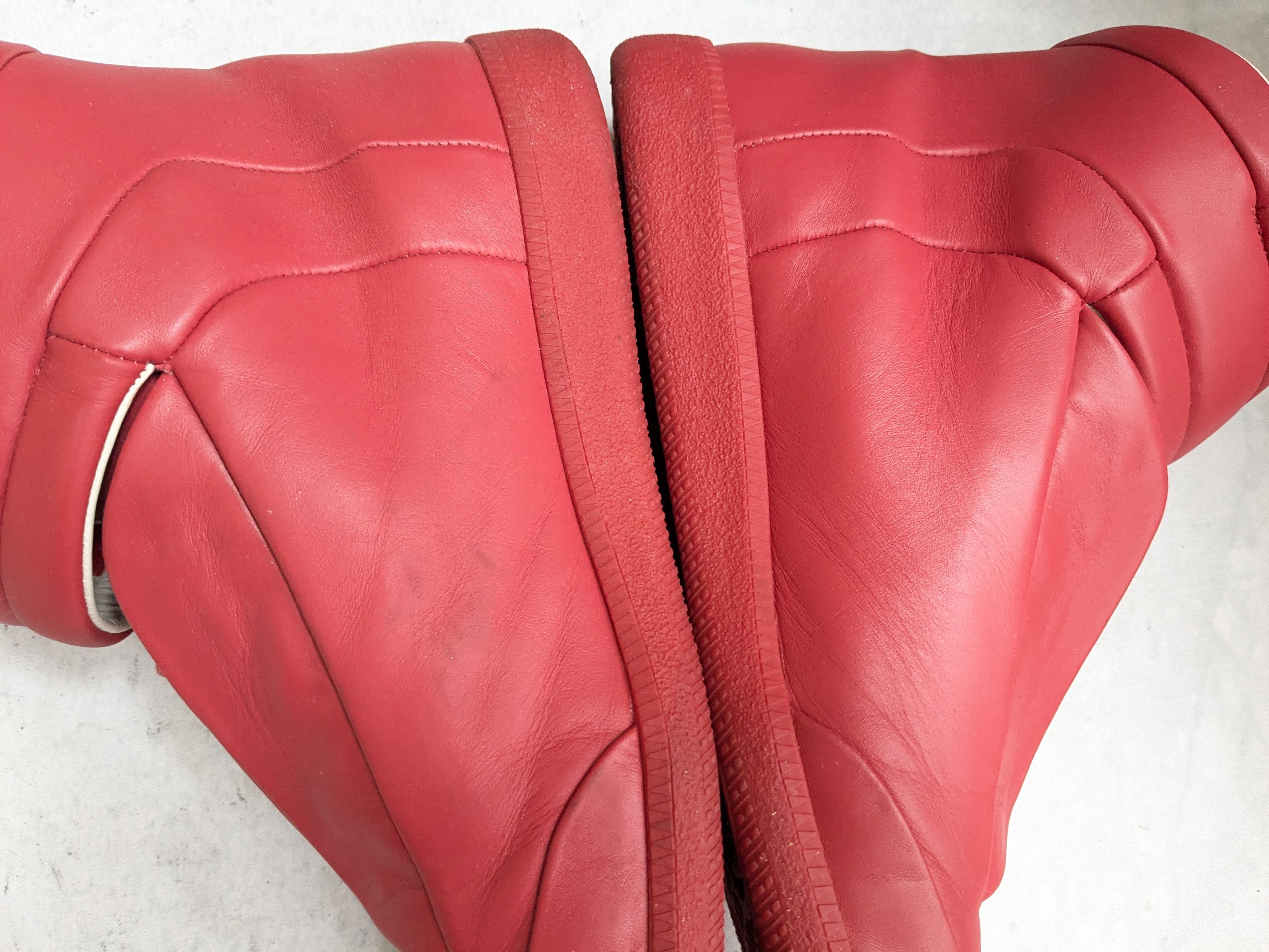 Maison Margiela Maison Margiela Future Red 13 46 High Tops Leather Sneakers Size US 13 / EU 46 - 16 Thumbnail
