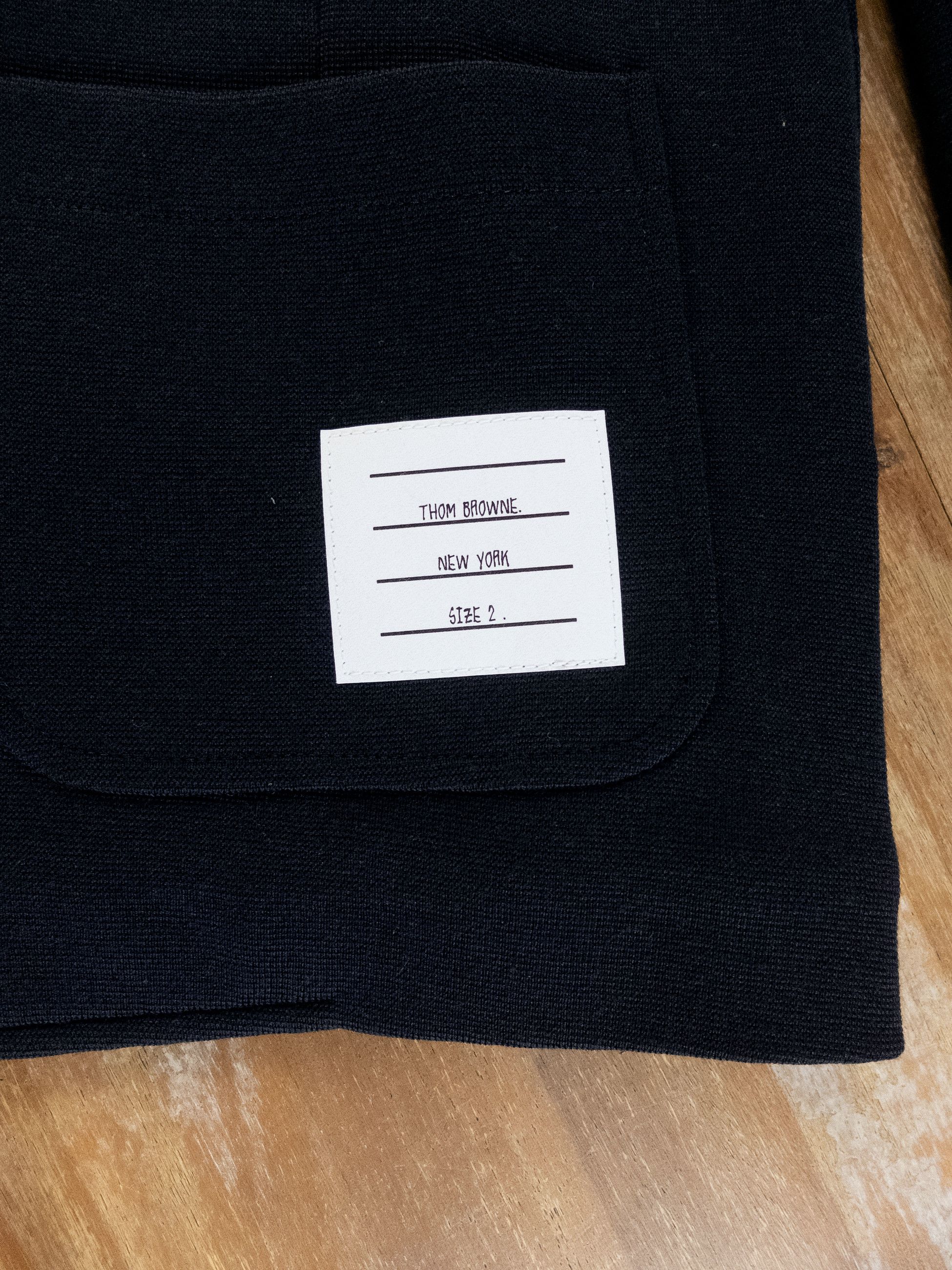 Thom Browne THOM BROWNE navy blue wool sportcoat jacket Size 2 / Medium Size US M / EU 48-50 / 2 - 6 Thumbnail