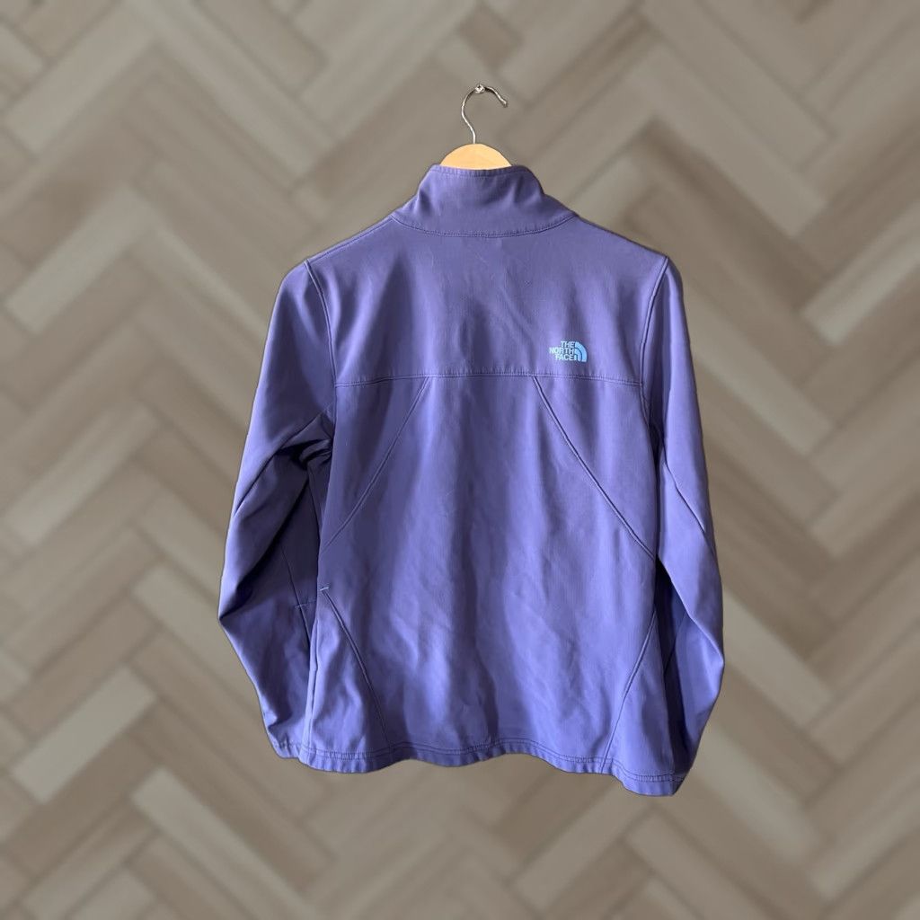 The North Face The North Face Womens Purple Soft Shell Full Zip Jacket Size Large Size L / US 10 / IT 46 - 1 Thumbnail