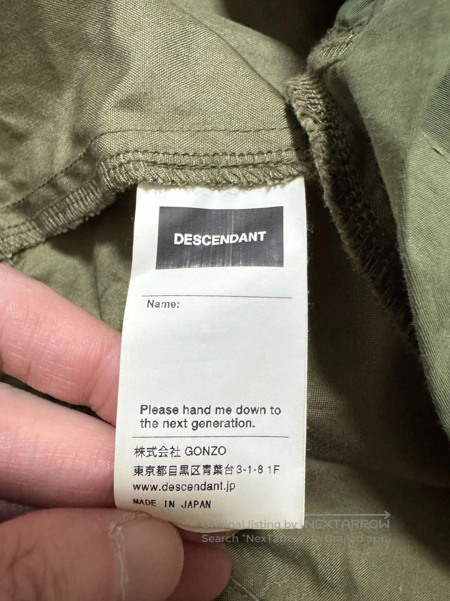 Descendant Descendant 18AW D. Size US M / EU 48-50 / 2 - 5 Thumbnail