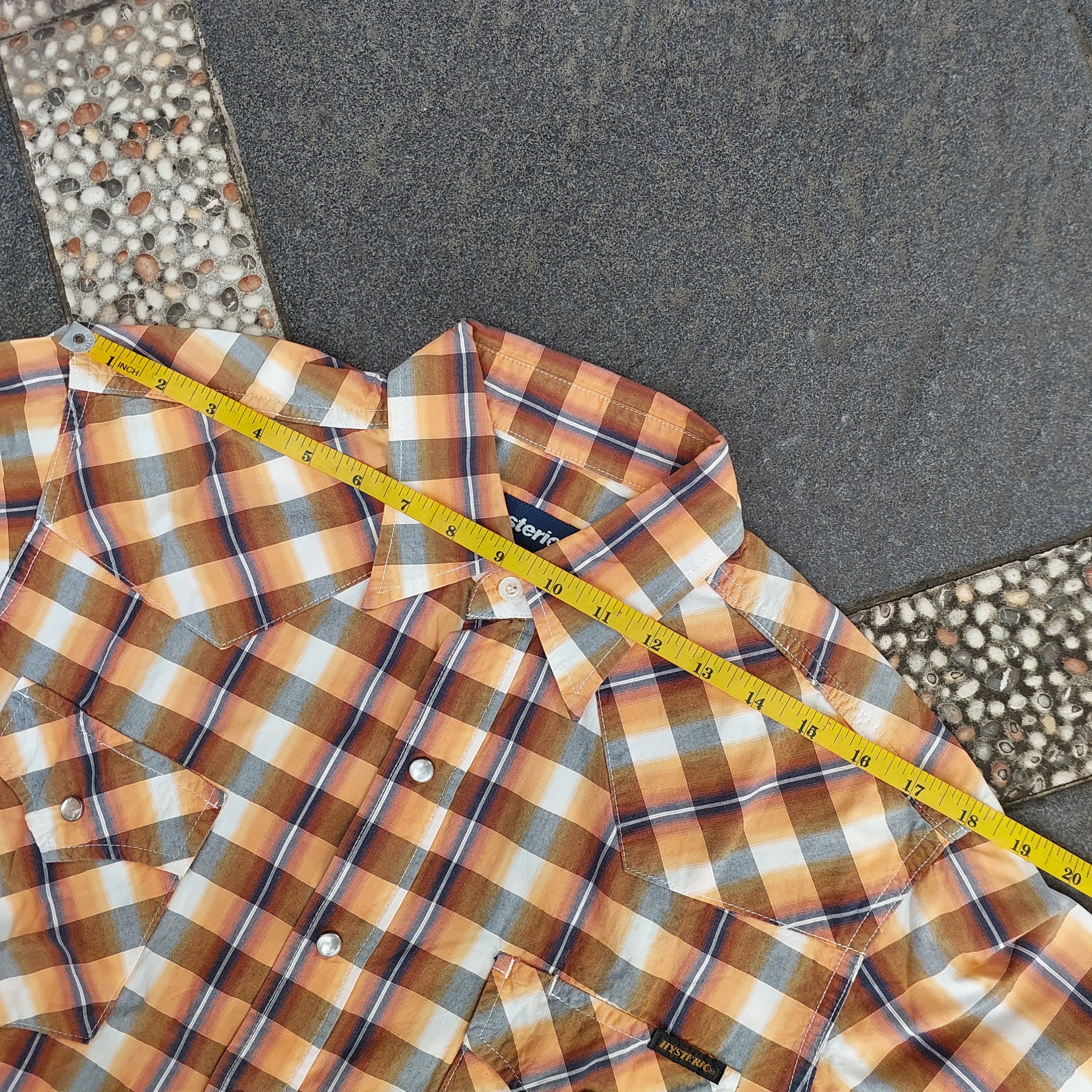 Hysteric Glamour Hysteric Glamour Plaid pearl button L/s shirt Size US M / EU 48-50 / 2 - 12 Thumbnail