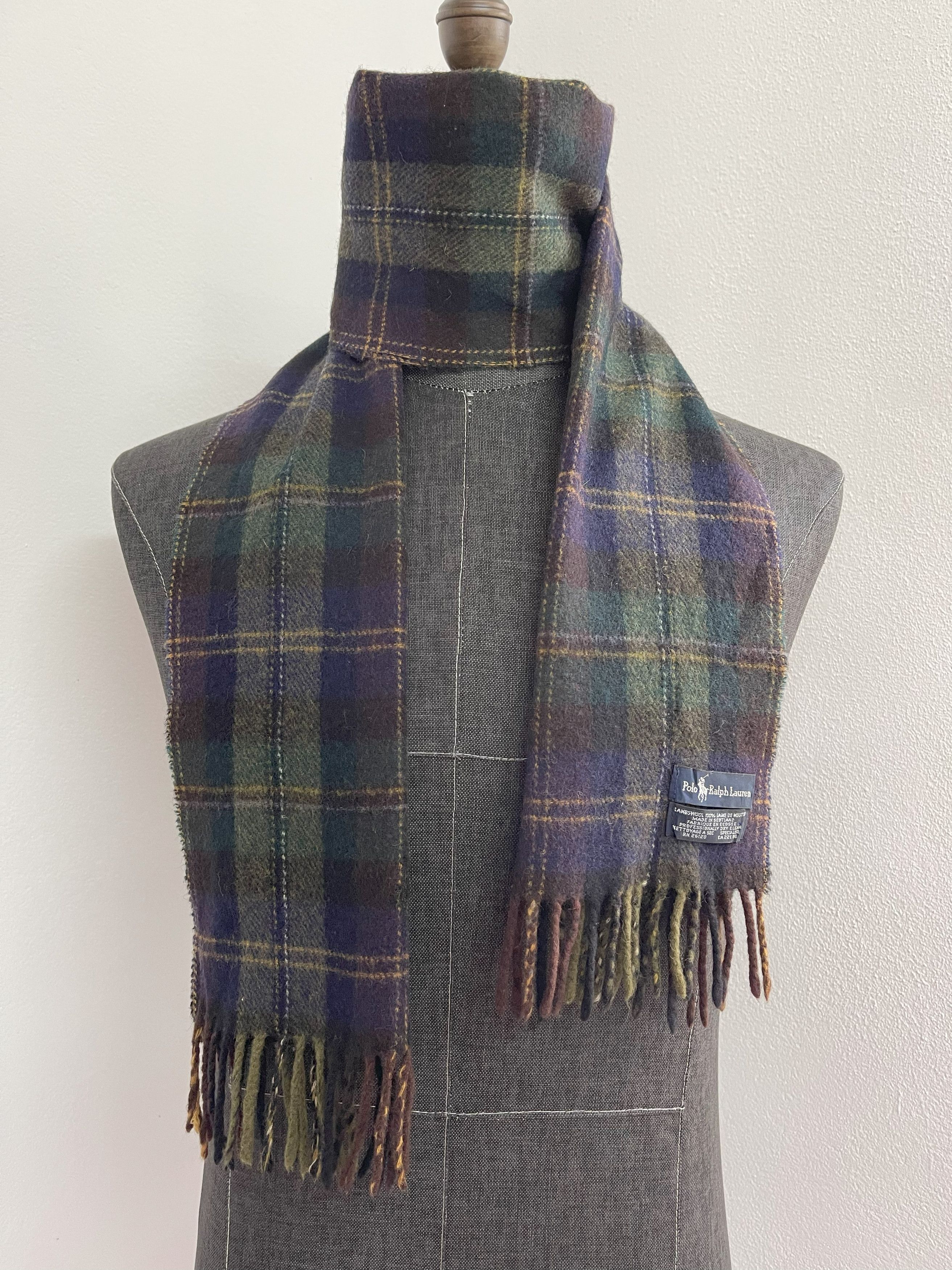 Polo Ralph Lauren Vintage Polo Ralph Lauren Scarf / Muffler - 6040 Size ONE SIZE - 2 Thumbnail