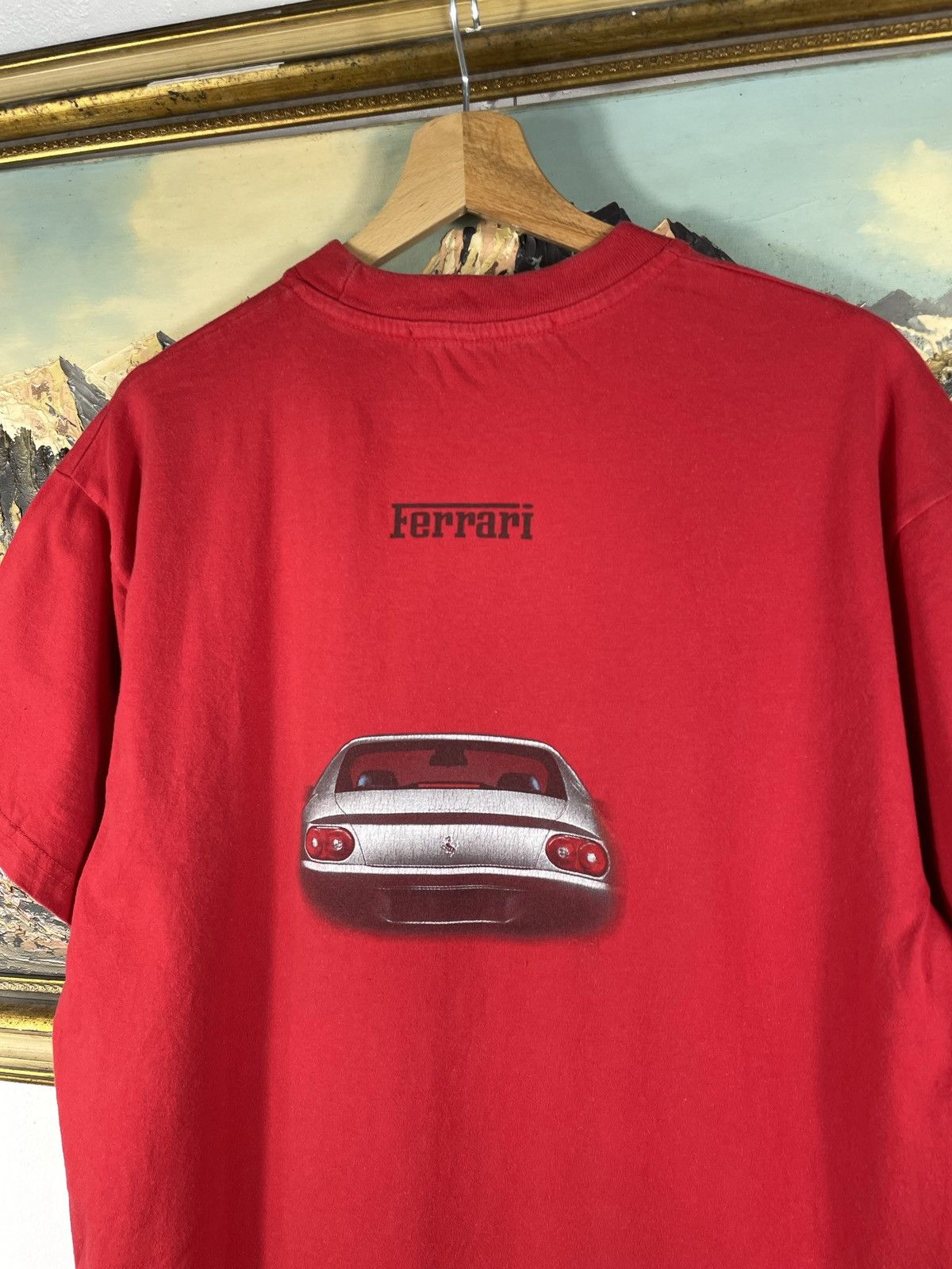 Ferrari × Fila × Vintage Red Vintage Retro Y2k 00s Ferrari T shirt Tee Size US M / EU 48-50 / 2 - 9 Thumbnail