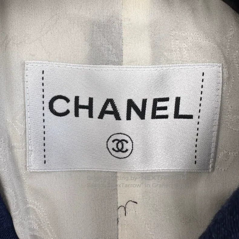 Chanel Chanel 16p dark blue inner mulberry silk windbreaker jacke Size S / US 4 / IT 40 - 4 Thumbnail