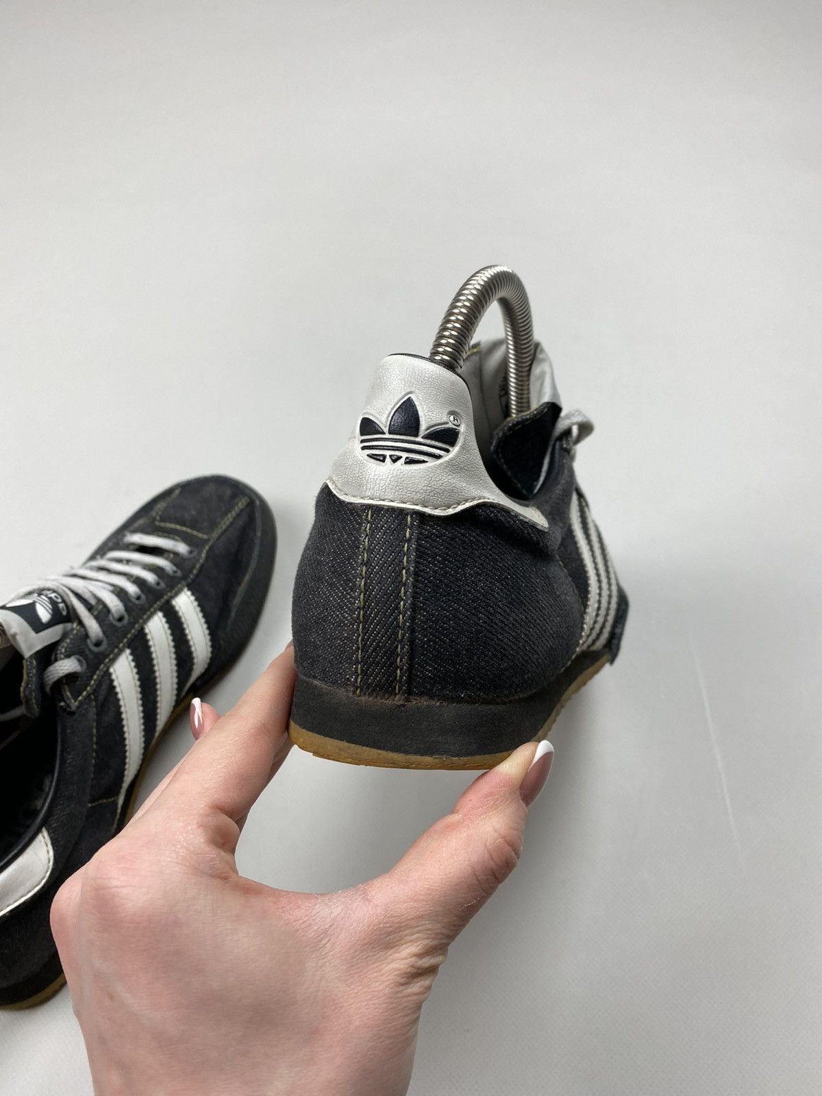 Adidas × Vintage Adidas Vintage Y2K Denim Low Top Sneakers Shoes Size US 5.5 Size US 5.5 / IT 35.5 - 17 Thumbnail