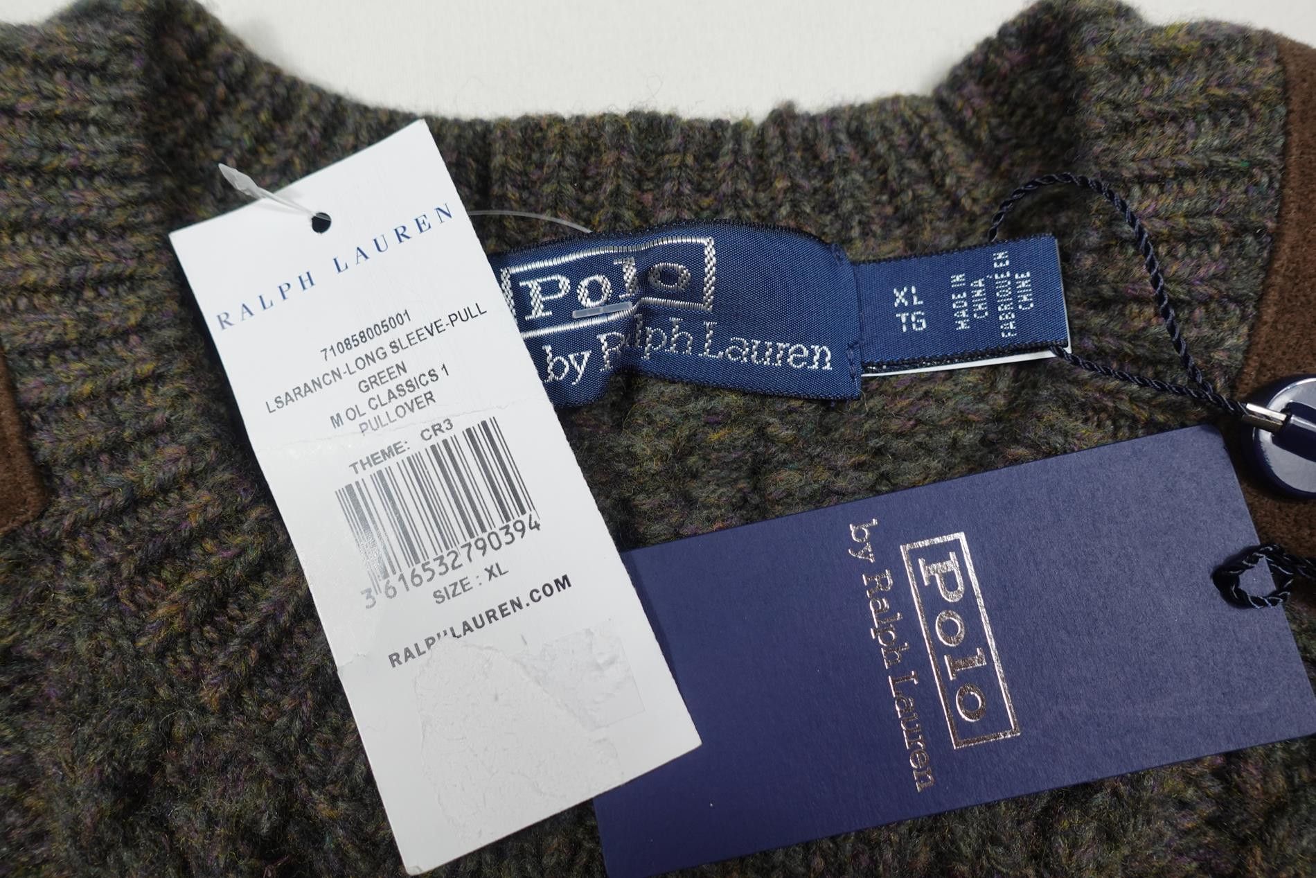 Polo Ralph Lauren Polo Ralph Lauren Sweater Cable Knit Wool Military NWT XL Size US XL / EU 56 / 4 - 2 Thumbnail