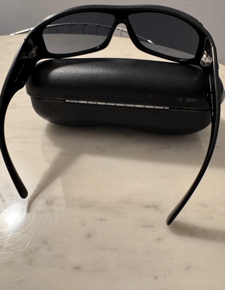 Chanel CHANEL Sunglasses 5072 Rimless Rhinestone 4017 Shields RI832 Size ONE SIZE - 2 Thumbnail