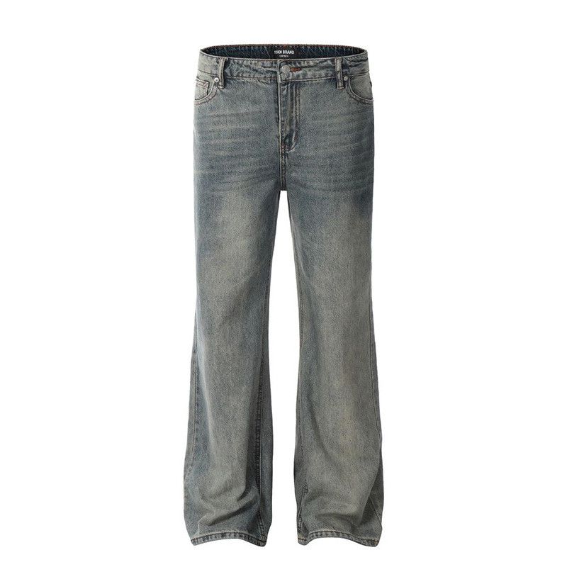 Vintage American high-street Cleanfit flared washed jeans Size US 32 / EU 48 - 1 Thumbnail
