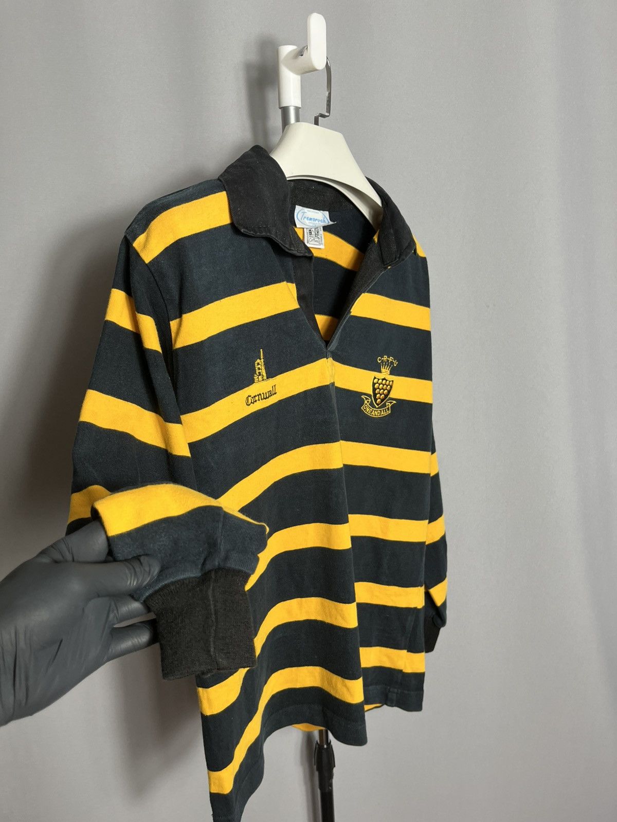 Other Cornwall Rugby Shirt Tremorvah 1997 Striped Long Sleeve Size US M / EU 48-50 / 2 - 5 Thumbnail